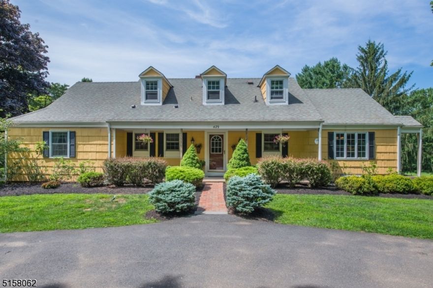 Lovely Fox Chase ranch on the easily commutable side of Chester with fully finished walk-out basement.  3 spacious bedrooms on first floor plus full size walk-up attic with multiple possibilities - studio, recroom, bedroom(s) .  Updated kitchen and baths, wood flooring, 2 fireplaces, front porch, gorgeous, option-less open and level property, circular driveway, and so much more. Buyer responsible for adding deck.  10 minutes to Gladstone train line, 1 minute to Rt. 24.