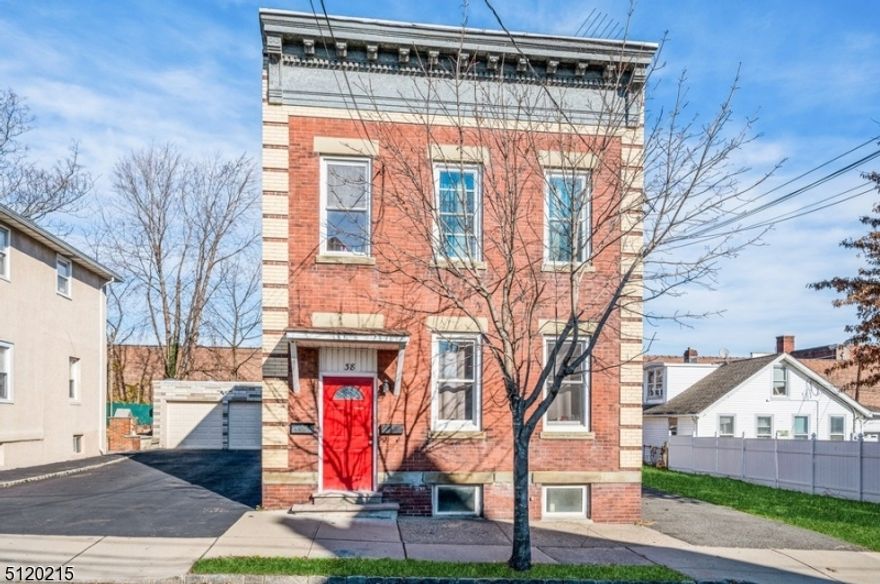Spacious 2 Family Home situated in Belleville on the border of Nutley offers 5 Bedrooms, 3 Full baths, a detached 2 car garage and a long private driveway for 5 cars. This mid-century brick home features quality construction, new Anderson windows in all 1st Level and most windows in 2nd Level, a full finished basement with a full bath, an enclosed backyard and a deck. The 1st floor includes an open living room and dining area, updated kitchen with tile backsplash. The primary bedroom offers 3 closets, a second bedroom and a full bathroom. There is even more living space in the finished basement offering a recreation room, an extra room, full bathroom and laundry room. The 2nd floor unit features living room, dinning area, kitchen with tile backsplash, along with three bedrooms and access to a nice deck perfect for warmer weather, cooking, dining and relaxing. Just 12 miles from NYC, this home has separate utilities and the possibility for another single-family home on extra lot.