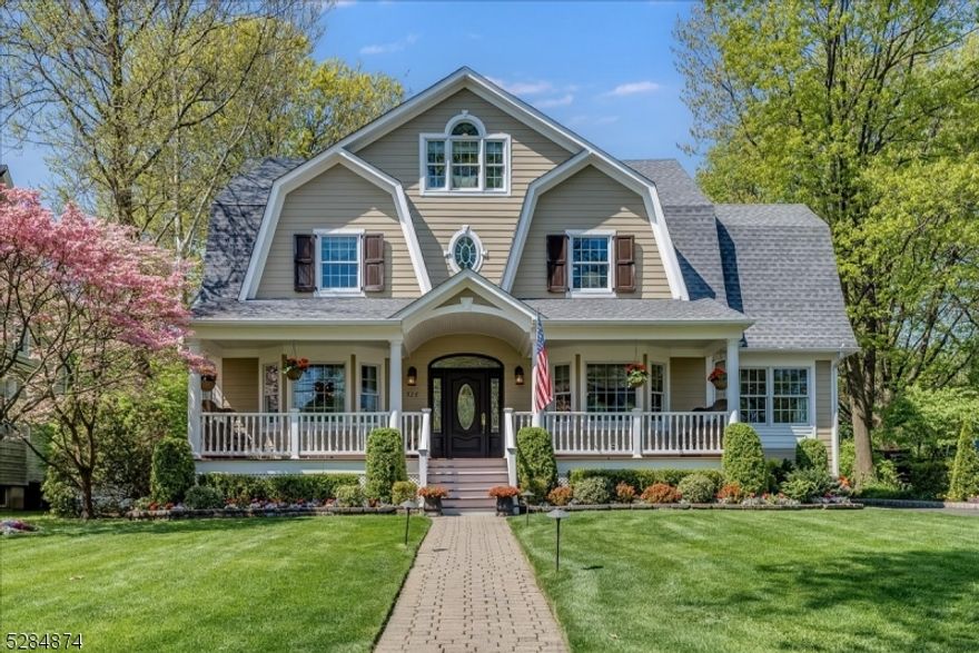 Truly one of a kind! This Gem sits on almost 1/3 acre located one block to train station/downtown Westfield! An amazing expansion added modern amenities to the original charm of this beautiful home. With wide doorways, high ceilings, a one of a kind kitchen/family room area, this Westfield classic will not disappoint. Enormous chef's custom kitchen with breakfast room open to family room w/vaulted ceilings and skylights, this home is truly an entertainer's dream. Formal living and dining rooms, powder room first floor office and laundry room complete the first level! Second level houses 4 bedrooms in total with a hall bath plus a primary bedroom ensuite w/primary bath & several closets. The third floor is its own retreat with an additional en-suite and a bright and sunny sitting area. Finished lower level w/ powder room and plenty of room for storage too! Garden like backyard (210 feet deep) filled with blooming flowers, patio with woodburning firepit, built in grill, to enjoy entertaining and relaxing! Not to be missed!