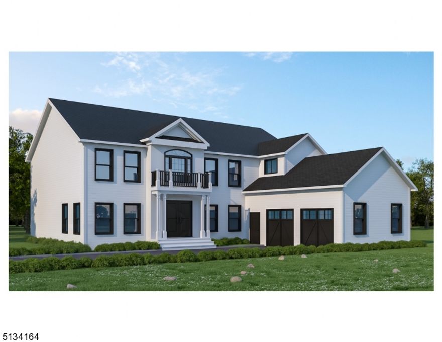 The exterior of this Farmhouse has a little modern touch to it! It offers 15 rooms on 3 levels of living space. The 1st floor offers 10' ceilings, a kitchen/Breakfast area which is open to the Family Room with a gas fireplace and has an abundance of natural lighting with views! The first floor Bedroom has a walk-in closet and a full bath, a Den is off the Family Room so you can work from home but still be with your Family, a Butlers Pantry is off the Dining Room for those Family get togethers, and a generous size Formal Living Room, The 2nd floor offers 9' ceiling heights, you enter the Master Suite through double doors with 10' tray ceiling, 2 Walk-in closets and a on-suite bath, a 2nd Bedroom that offers a full bath and Walk-in closet and 2 other bedrooms, the laundry is also on this level and a walk up attic, the basement offers a Recreation Room, Game Room and an Office, there is a Full Bath on this level also. There is still time to pick your Kitchen, tiles and flooring