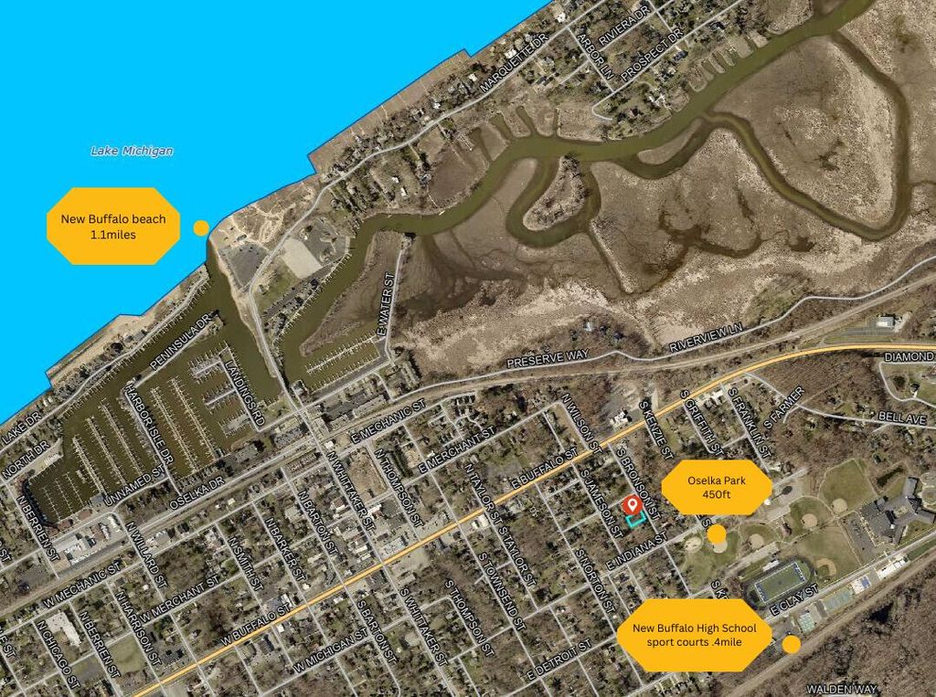 Photo of 114 S Bronson Street, New Buffalo, MI 49117 (MLS # 26005987)