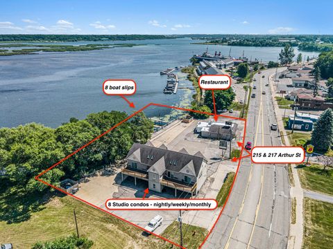 Photo of 215 & 217 Arthur St, Manistee, MI 49660 (MLS # 25040815)