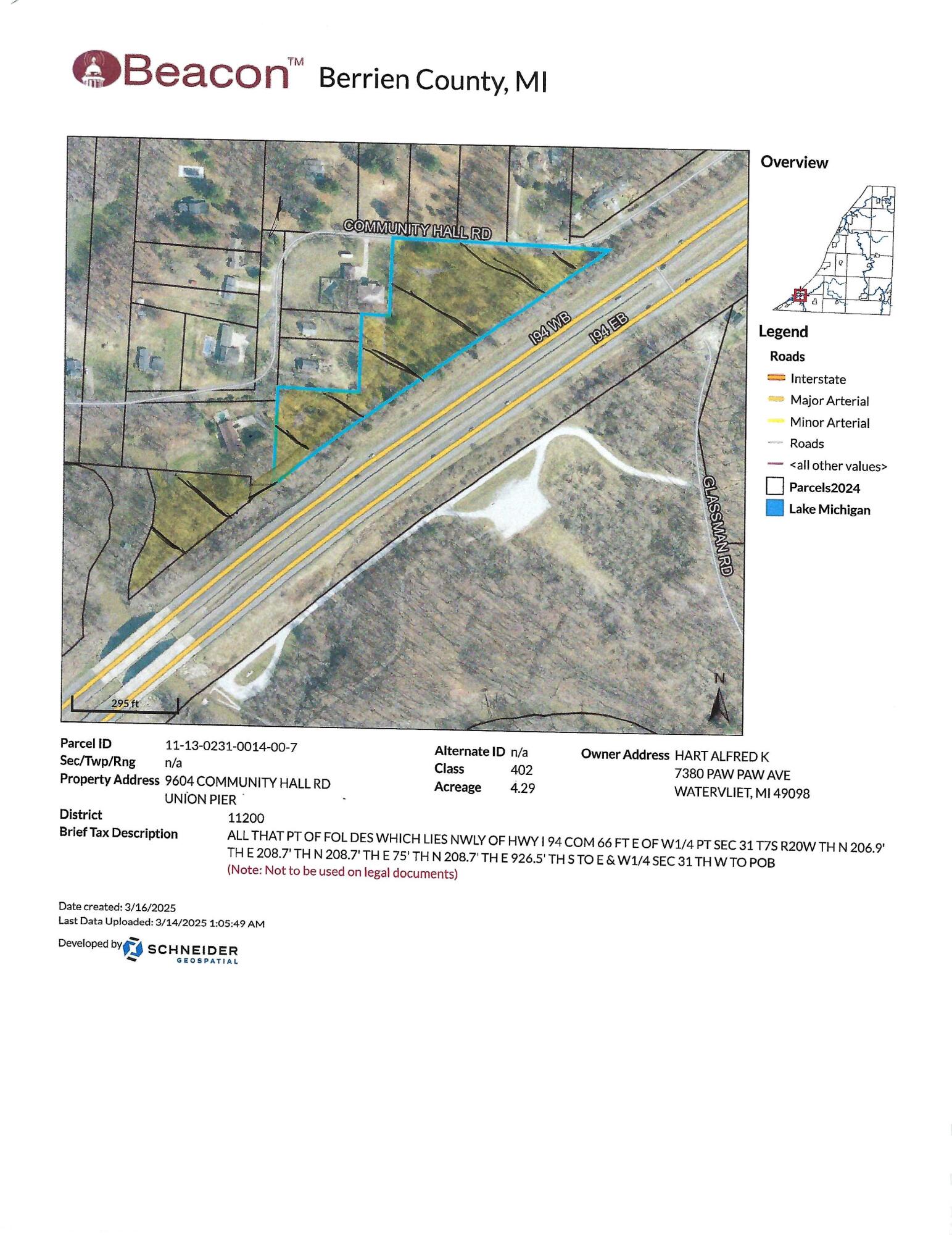 9604 9704 Community Hall Road