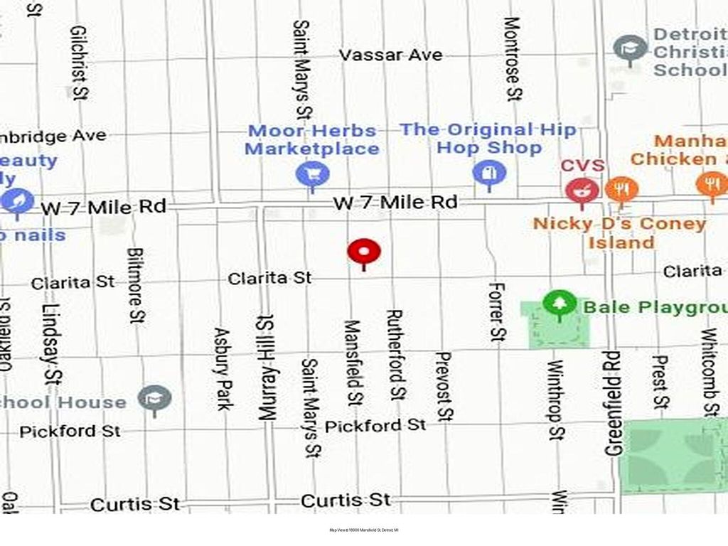 Photo of 18900 Mansfield Street, Detroit, MI 48235 (MLS # 26004953)