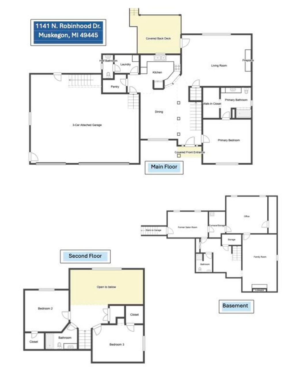 Photo of 1141 N Robinhood Drive, Muskegon, MI 49445 (MLS # 25049019)