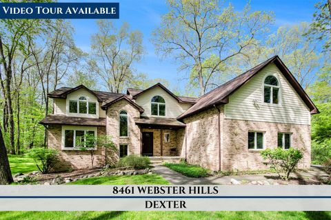 8461 Webster Hills Road, Dexter, MI 48130 - MLS#: 25021841