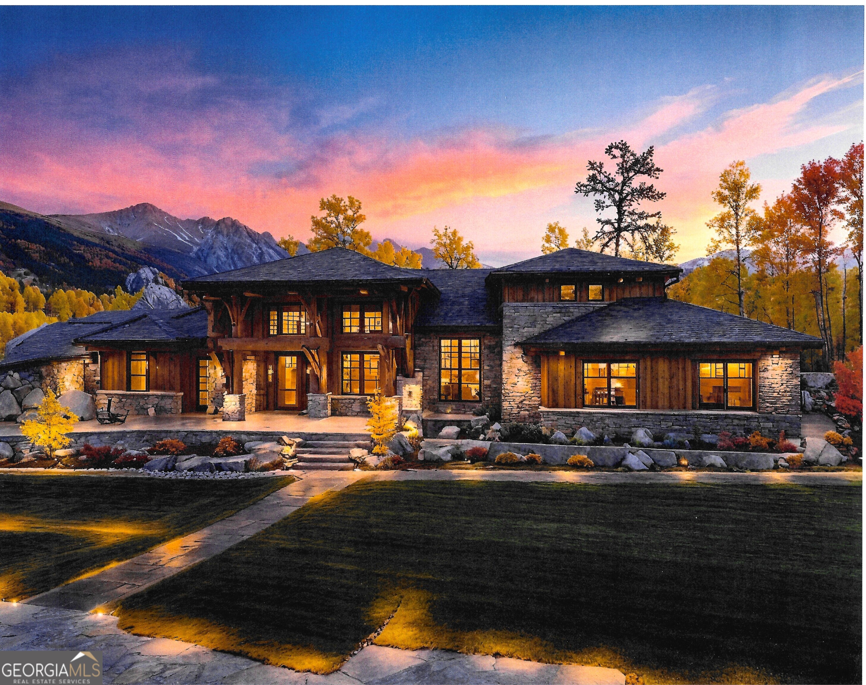 Introducing the CROWNVIEW - a masterfully designed, to-be-built custom mountain craftsman estate, perfectly positioned on an extraordinary homesite with commanding views of the Blue Ridge Mountains in North Georgia. This architectural masterpiece offers 3,092 square feet of heated and cooled living space and an impressive 5,343 total square feet under roof. Blending rustic mountain charm with modern detailing, the Crownview is crafted for those who demand an elevated lifestyle surrounded by natural beauty. At the heart of the home, an expansive open-concept main floor offers effortless living. The gourmet kitchen and casual dining area flow seamlessly into the great room, where walls of glass frame offer uninterrupted mountain panoramas. A hidden scullery provides additional cabinetry, appliances, and prep space-ideal for entertaining or day-to-day convenience. Large sliding glass doors expand the living space onto a generous covered porch, where indoor sophistication meets outdoor serenity. The owner's suite is a private sanctuary with spa-inspired finishes, creating the ultimate retreat. A double-sided fireplace warms both the great room and adjacent den, setting the tone for refined gatherings or intimate evenings. The main level is thoughtfully designed for daily living, while an optional upper level offers a secluded guest retreat complete with a bonus room. The Crownview is further distinguished by its curated amenities: Three bedrooms and three bathrooms thoughtfully appointed with luxury finishes, walk-in his/hers master closet, climatized attic storage, three-car garage with ample space for vehicles and lifestyle equipment, state-of-the-art wet bar for entertaining in style, controlled-access delivery room for convenience and privacy, resort-style outdoor living, including an expansive mountain patio with a fireplace, mounted ceiling heaters, and motorized screen panels for year-round enjoyment! Every detail has been considered to enhance both luxury and livability. Whether relocating to the North Georgia mountains or seeking a premier retreat within a vibrant and highly sought after community, the Crown View delivers an unparalleled combination of timeless design, modern comfort, and breathtaking views. Located within Achasta, one of Dahlonega's most sought-after 24-hour guard-gated communities, this is truly a rare opportunity. Nestled in the foothills of the North Georgia Appalachian Mountains and the stunning Chestatee River Valley, Achasta embodies the ultimate mountain retreat while offering world-class amenities for every lifestyle. Enjoy a Jack Nicklaus Signature Golf Course, Pro Shop, Swim, Tennis, Pickleball, Eight Hiking Trails, Fishing, Kayaking, and Tubing-all just steps from your door. The community clubhouse and restaurant, featuring a private chef, regularly host social events for residents. Whether joining one of Achasta's many social clubs or simply enjoying the serenity of nature, life here is truly remarkable. Beyond the gates, the historic town of Dahlonega awaits-named the #1 Small Town in Georgia (Southern Living, 2023) and one of the Top 10 Most Beautiful Mountain Towns in the state. Discover its charming festivals, music, wineries, shopping, and dining. With a new Northeast Georgia Medical Center and Publix just minutes away, convenience complements charm. Plus, easy access to GA 400 means Atlanta is only a quick one-hour drive south. Don't miss this once-in-a-generation release. Come experience why Achasta is celebrated as one of North Georgia's finest communities and why The Mountain Top at Bear Paw Ridge is the perfect place for your custom mountain home. Schedule your private showing today! Pricing includes Home & Homesite.