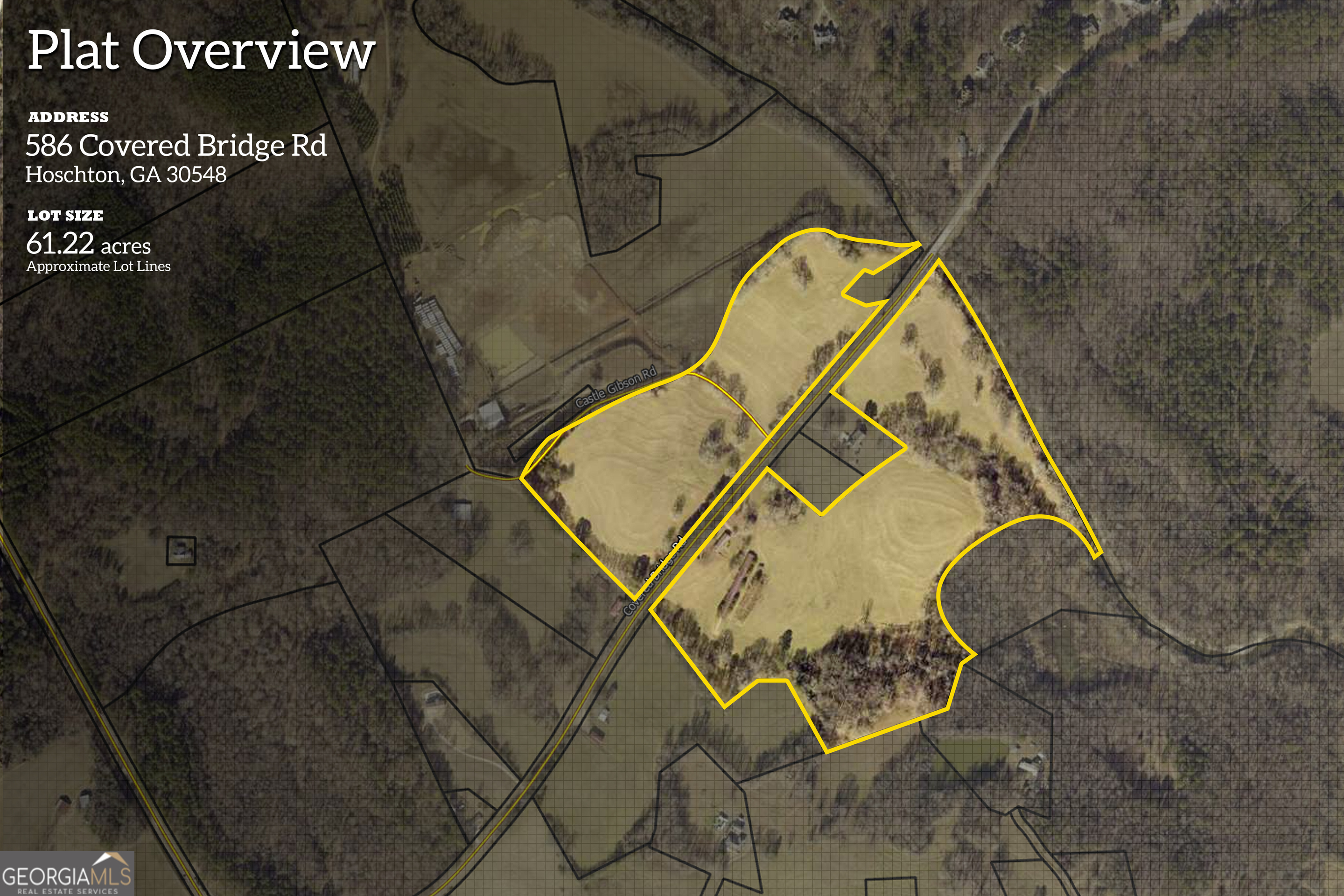 Prime Development Opportunity in Hoschton! This expansive 61-acre tract offers an exceptional blend of natural beauty and strategic accessibility, making it ideal for residential, recreational, or mixed-use development. Featuring 3,000 +/- feet of road frontage, the property provides excellent access and visibility enhancing its development potential and ease of subdivision. Parcel's topography and layout make it well-suited for a range of uses-from estate homes to a thoughtfully planned subdivision. Whether you're seeking an investment opportunity or looking to develop a legacy property, this tract offers the rare combination of size, access, & river frontage. Property sits between Highway 211 and Highway 53, for easy access to all local amenities. Downtown Hoschoton is just a few minutes away! Located within 10 minutes on Highway 211/85 intersection you will find Chateau Elan, NE Georgia Hospital, Publix, and many local attractions. Highway 53 boasts Kroger shopping center, Publix shopping center, Cress Winds, Twin Lakes, and more-all this within less than 5 minutes!