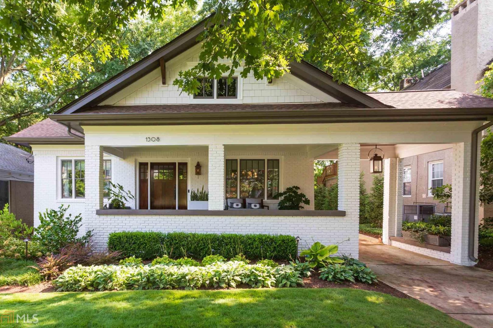 Total high-end renovation and expansion of classic Morningside home with ultimate walkability! Less than .25 mile from Morningside and Virginia Highland shops and restaurants. Incredible attention to design and detail. Features spacious kitchen with high-end, professional appliances, marble countertops, custom cabinets and walk-in pantry. Open great room w/ beamed ceiling and a secondary living space on upper level featuring exposed, original brick.