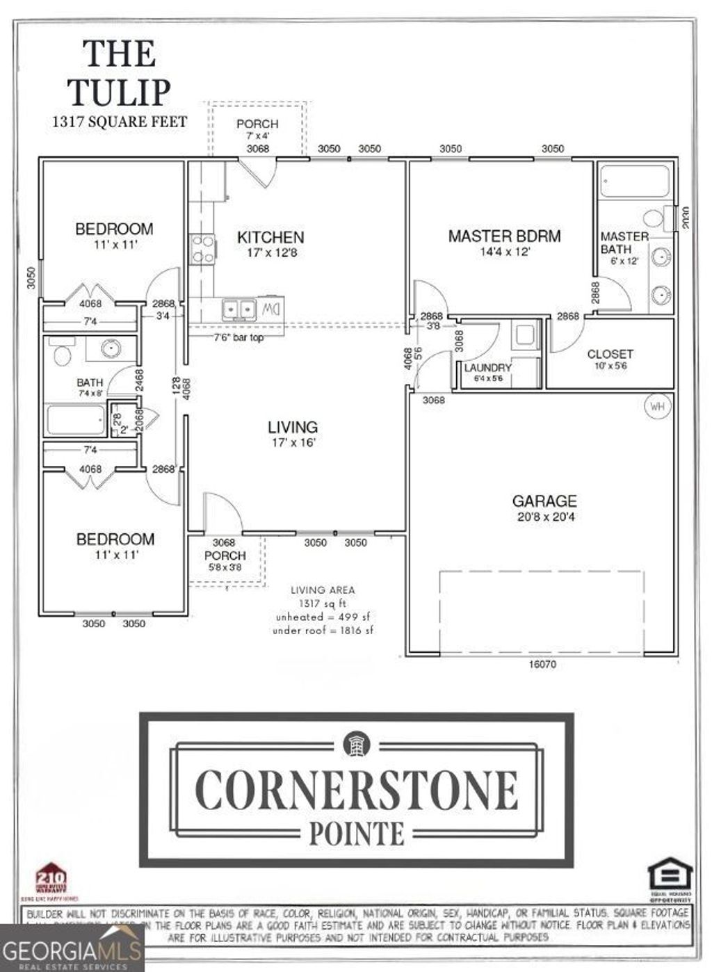 Photo of 149 Landmark Circle #LOT 24, Statesboro, GA 30458 (MLS # 10691521)