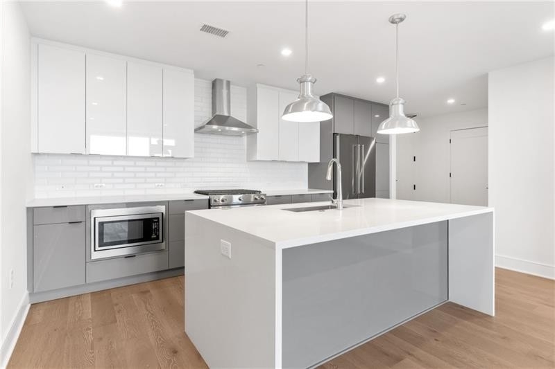 Spacious 2 Bedroom Condo - Upscale modern living in W. Midtown's sleekest & tallest high-rise! Enjoy views from your balcony & living room, flanked by floor to ceiling glass expanded by tall ceilings. Luxury resort amenities, pool w/ skyline views, fitness, pet spa, 24/7 concierge. Completed w/ exquisite finishes, Seven88 is luxury at its finest. Walk to GA Tech, restaurants, high-end boutiques, live music venues & galleries. Minutes from Atlanta's future largest park, Westside Park, & the Beltline. Secure covered parking deck. Storage units avail. Sales Gallery Open by appointment!
