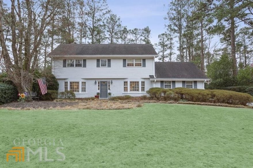 Welcome home to this fully renovated beautiful Brookhaven home. Main floor features open floor plan with kitchen overlooking family room. Kitchen features marble countertops, stainless steel appliances as well as a breakfast bar. Kitchen also opens into beautiful dining area.  Mudroom and 1/2 bath complete the main level. Upstairs features an expanded master suite with fully renovated master bath.  Additional 3 bedrooms share a renovated bathroom.  Fully expanded basement includes laundry room, additional 1/2 bath as well as playroom and den. Spend your weekends entertaining your friends on the outside covered porch overlooking the spacious backyard.  This home is conveniently located to Marist, St. Martins and Montgomery. Easy access to 285/400 and hospitals.
