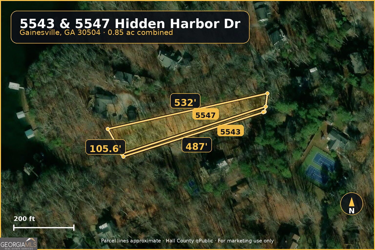 5543 Hidden Harbor DR LOTS 64 & 78