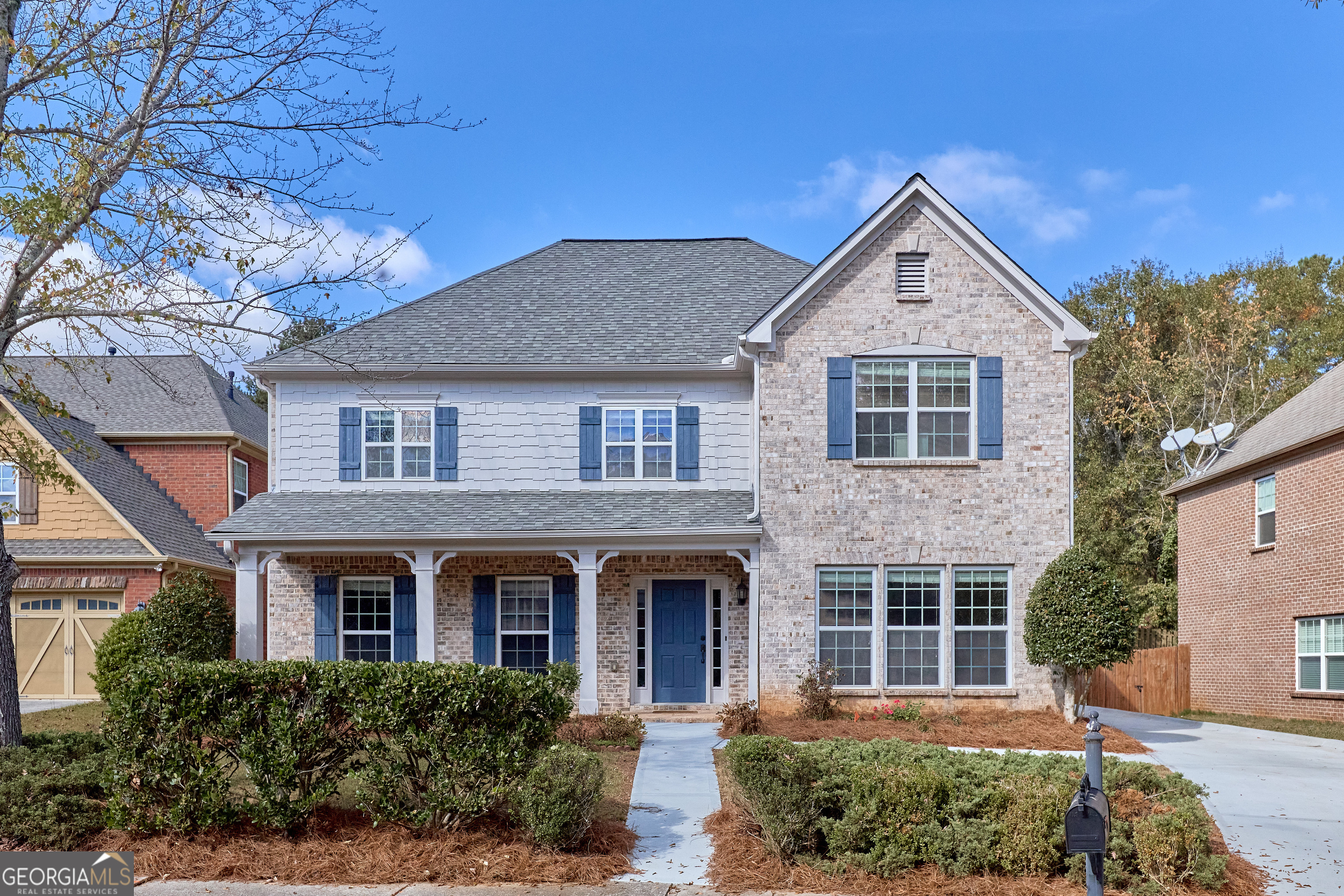 Welcome to 20 Daniel Creek, a stunning two-story home that perfectly blends modern updates with timeless charm. Boasting 4 spacious bedrooms and 2.1 bathrooms, this home offers plenty of room for both relaxation and entertainment. The inviting open floor plan is complemented by new hardwood floors that flow seamlessly throughout the house, creating a warm and elegant ambiance. The entire home has been freshly painted inside and out, giving it a bright, refreshed look. The chef's kitchen opens to the main living area, making it perfect for hosting family and friends. Step outside to find a brand-new driveway, providing ample parking and a polished curb appeal. Located in a highly sought-after community, this home is zoned for the award-winning North Gwinnett High School district, ensuring top-notch education opportunities. With its spacious layout, thoughtful updates, and unbeatable location, 20 Daniel Creek is the perfect place to call home. Schedule your tour today! Gate