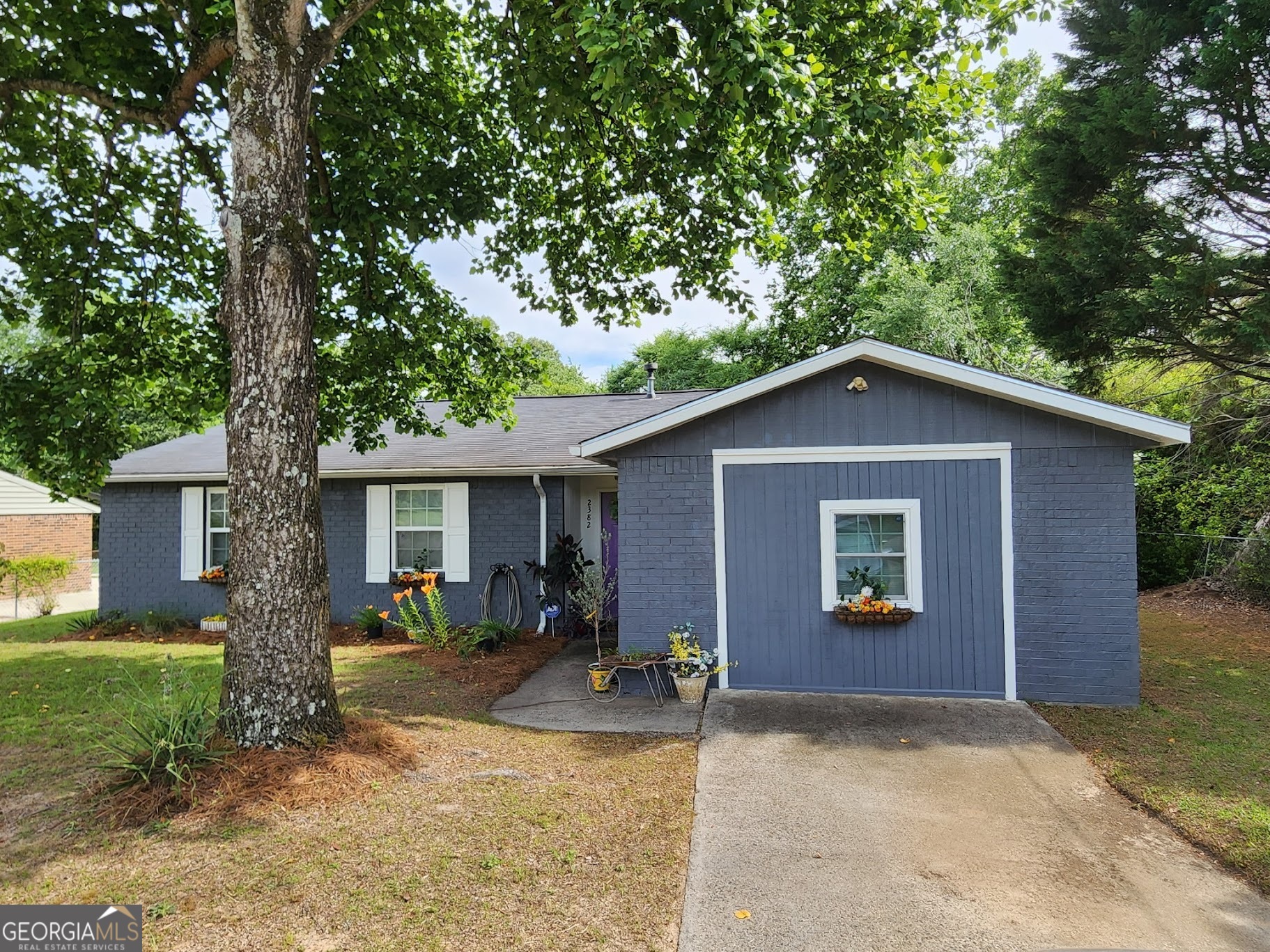 Updated Brick ranch style home with a huge flat backyard. Perfect for outdoor entertainment. No HOA requirements or fees. All appliances stay with the home including the washer and dryer. Schedule your showing today.