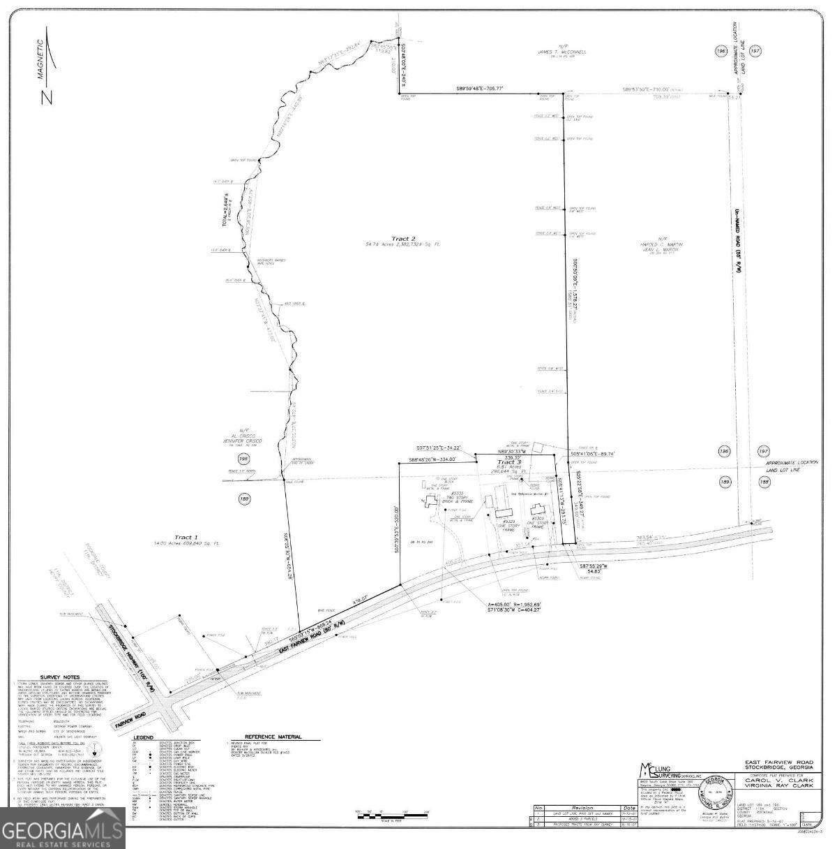 Property consists of 3 tracts: 4, 54.65, and 14 acres. It is currently zoned AR. Has potential Commercial frontage on Hwy 155 and East Fairview Rd to be re-zoned for a mixed use community of Residential and Commercial use. It's in Rockdale County minutes from Stockbridge, GA in Henry County. Property has flat and gentle rolling terrain, with great options for many uses!