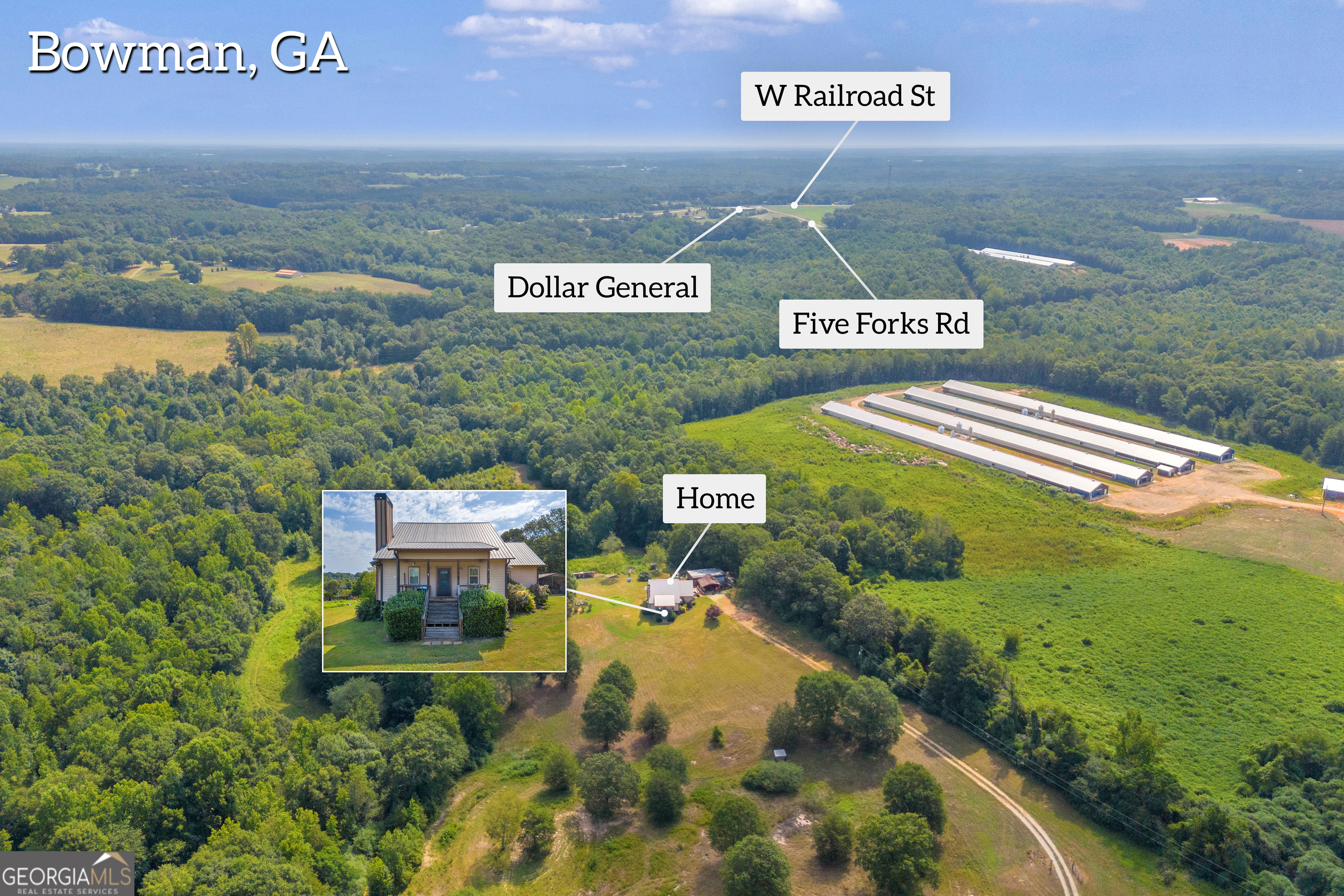 Bowman, Georgia 30624, United States, 2 Bedrooms Bedrooms, ,2 BathroomsBathrooms,Residential,Active,178506