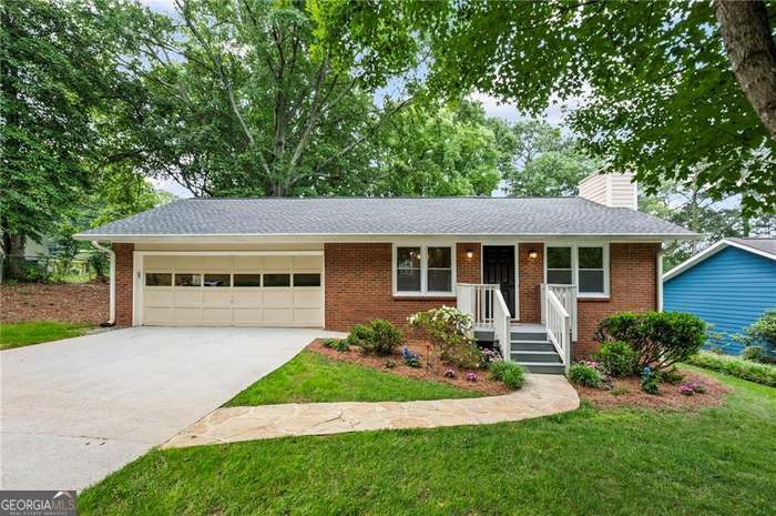 One story renovated 3BR/2BA brick ranch on a quiet cul-de-sac & tree-lined street. Large level lot in the popular Decatur & Emory of Atlanta. Open-concept living with new LVP flooring throughout, fresh interior paint, new light fixtures, and all-new windows. New kitchen that features newer cabinets, new granite countertops & subway tile backsplash, a deep stainless steel sink, new dishwasher, refrigerator and range. The master suite that includes an renovated bathroom, and the hall bathroom that has been completely redone & offers a walk-in tub.. Outside, enjoy a spacious level backyard with mature trees and an inviting patio ideal for entertaining. Additional features include a 2-car garage to the mail level of home. Great intown location with short walk to the corner coffee shop, only minutes to Emory & Decatur medical complex, and under 2 miles to the new Lulah Hills development. Convenient to I-285, Historic Decatur, Dekalb Farmer's Market, shopping, and dining. Requirements: 630+ credit score, must earn 2.5 times the rent, and no prior evictions or bankruptcies on your record.