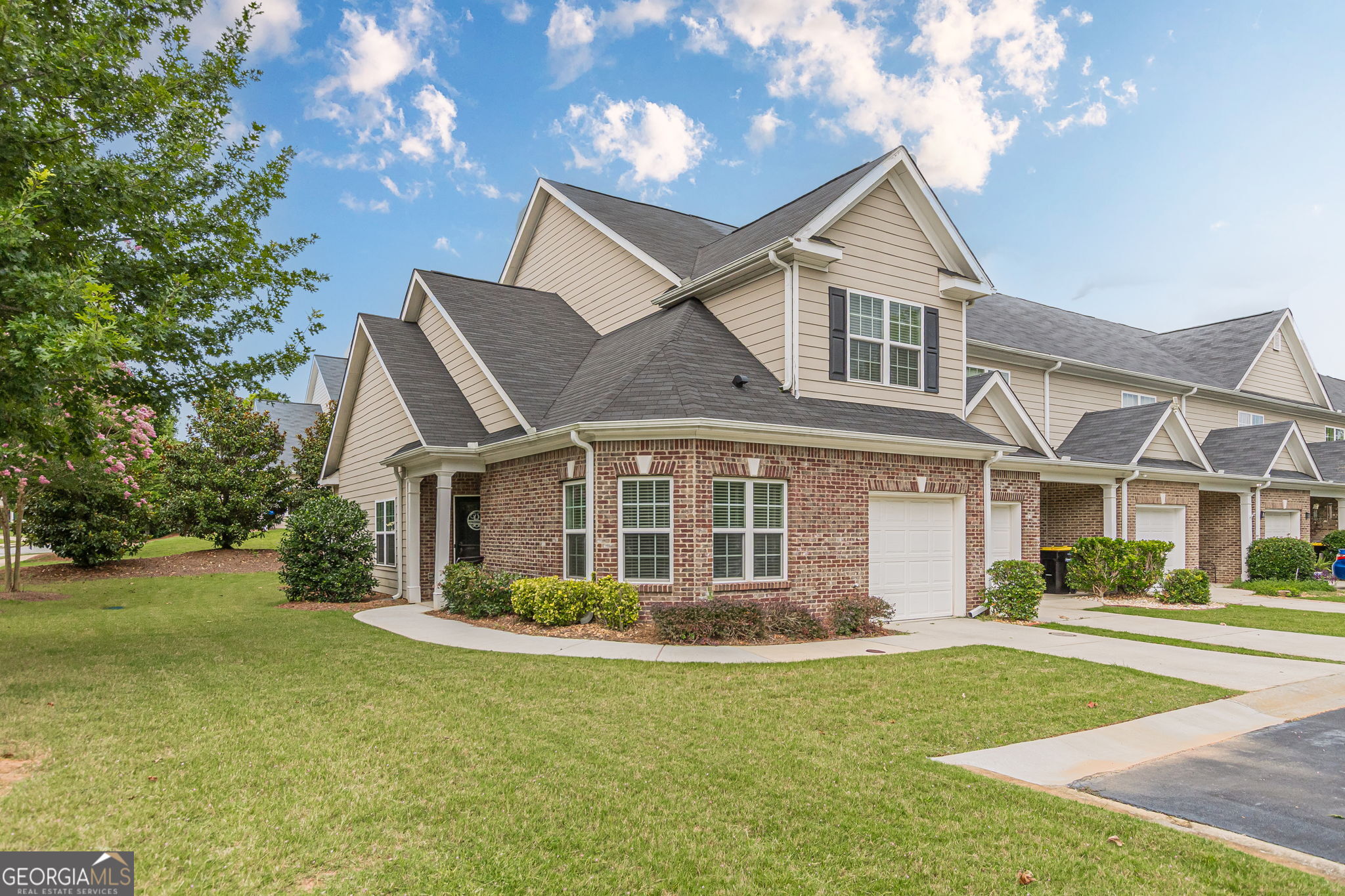 Welcome to Your New Home in Stonebridge! Discover the comfort and convenience of living in one of the area's most desirable communities. Stonebridge offers resort-style amenities including an Olympic-size swimming pool, tennis courts, a playground, scenic walking trails, and a stunning clubhouse perfect for gatherings. Be the very first to rent this beautifully maintained townhome, featuring a spacious primary suite on the main floor, in-home laundry, and a one-car garage. This home is move-in ready and waiting for you! The carpet will be fixed and cleaned.