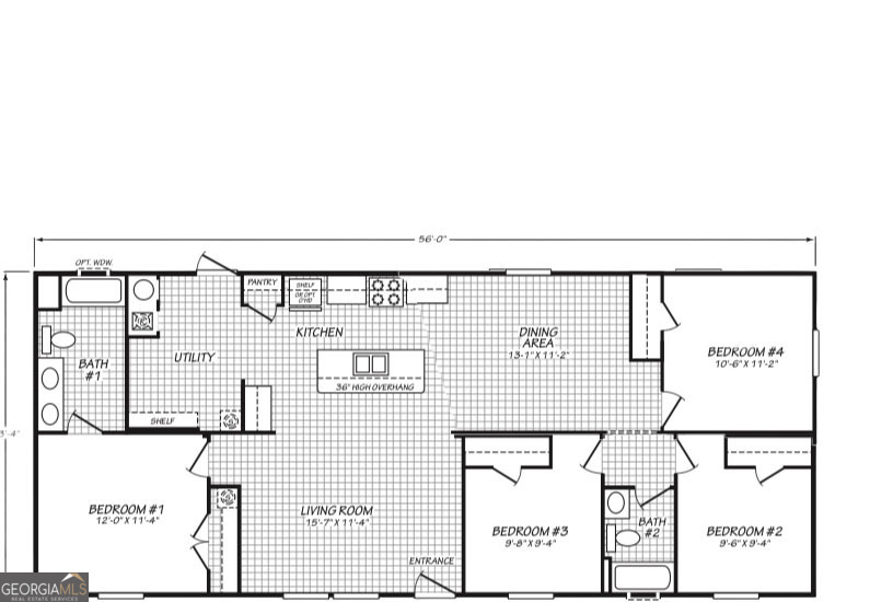 **4/2 New Fleetwood Mobile Home to be placed Over 2.65 Acres in Hart County** This newly constructed mobile home boasts four bedrooms and two bathrooms, meticulously designed with an open floor plan that optimizes space and functionality. A convenient mudroom and laundry room are conveniently located at the rear entrance. Step outside to an 8x10 back deck, ideal for relaxing in the tranquil backyard, and a 6x6 front deck that invites you into the home. Compliant with Federal Housing Administration (FHA) standards, this property qualifies for both FHA and conventional loans. The title will be retired, and the home will be underpinned with a robust block foundation and stucco finish. Please note that the provided photographs depict a similar model home situated on a different lot at Deer Chase Drive. Finishes may vary. For further information regarding preferred lenders, please contact us at 850-572-3287.