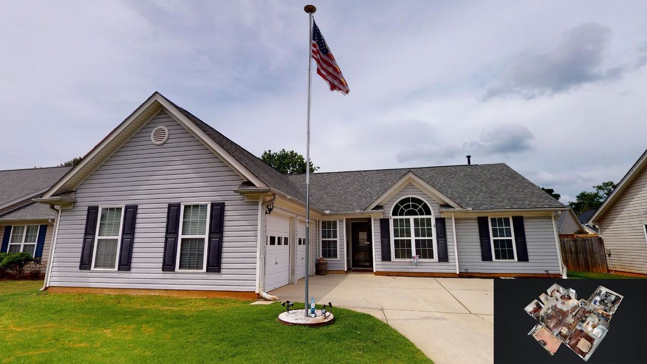 Immaculately well maintained ranch style home with side entry garage, maintenance free vinyl siding, privacy fenced backyard with a deck intended for entertainment. Inside offers hardwood flooring throughout, new soft close kitchen cabinetry and granite counters with breakfast bar, stainless appliance package, upgraded lighting, open floorplan, vaulted owner suite with double vanity, soaking tub and separate shower, walk in closet. Split bedroom plan with unique bonus room with closet off front secondary bedroom (potentially a 4th bedroom). Systems updated within last few years includes HVAC, Water Heater, Roof, and Appliances. Be sure to view the Matterport 3D tour attached. OPEN HOUSE SATURDAY 12-4 AND ON SUNDAY 2-4
