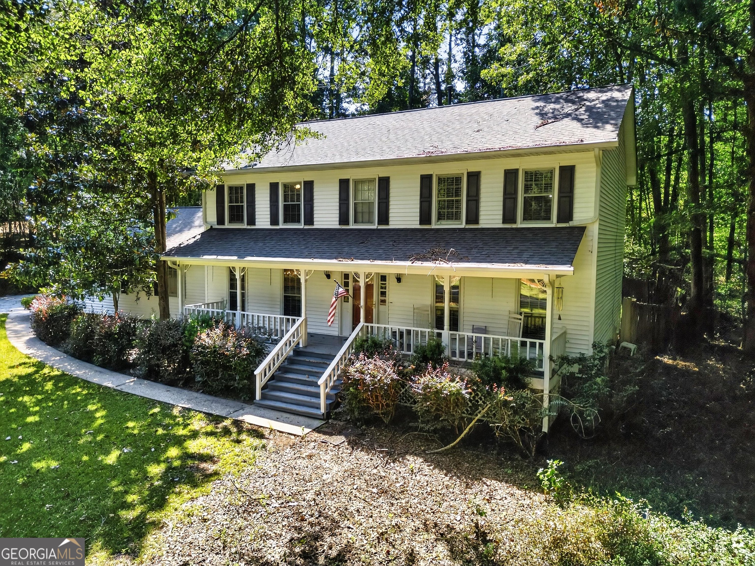 Welcome to this spacious 3-bedroom, 2.5-bath home located in the sought-after Whitewater/Sara Harp school district of Fayette County. Thoughtfully updated, the main level features LVP flooring for a seamless, modern feel. A large dining room leads into the kitchen, which offers plenty of cabinet and counter space, a cooktop, wall oven, dishwasher, breakfast bar, and room for a kitchen table. A walk-in pantry adds extra storage, making this kitchen a great canvas for your personal touch. The oversized living room is the perfect gathering space, complete with a brick fireplace with gas starter. A half bath and multiple storage closets round out the main level. Upstairs, the owner's suite boasts two walk-in closets, a separate vanity area, and an ensuite with a soaking tub and separate shower. Two additional generously sized bedrooms share a full bathroom, and the upstairs laundry room provides added convenience. Enjoy peace of mind with major updates already done: a brand-new roof (2024), fresh interior paint (Fall 2024), and a newly replaced deck overlooking the backyard. The two-car garage includes new openers and a large storage closet. This move-in ready home blends comfort, updates, and location-just minutes from top schools, shopping, and all Fayette County has to offer.
