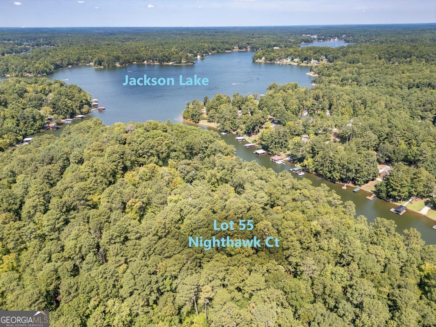 Great location on Nighthawk CT in Turtle Cove! SELLER IS WILLING TO OWNER FINANCE! This property rest on a quiet street and backs up to green space down to the lake. You can enjoy fishing, kayaking/canoeing & swimming all without having lake front taxes!! Seller does have a completed soil test for a suitable septic system. Property owners do have full use of all the amenities! The Turtle Cove community is located along the shores of Jackson Lake and offers beaches some with boat ramps/docks, picnic areas, club house with full-service bar and restaurant, swimming pool, tennis/pickleball courts and golf. Lot number is 55.