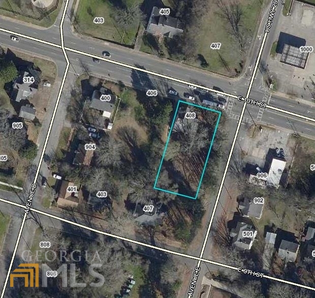 Corner lot located on Hwy 29 with a high traffic count.
