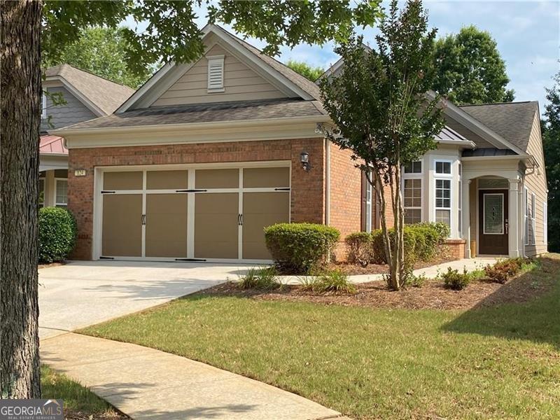Located in Georgia's largest and most beautiful 55+ Retirement Community. This 3BR and 2BTH home is on a cul-de-sac, overlooking a private, treed back yard. It has been waiting for you to start your new active lifestyle. Featuring Luxury Vinyl Flooring, several updates for your comfort include a New Refrigerator, HWH, and Microwave. Close to the Clubhouse, Pools, Pickle Ball, and Tennis Courts. You will enjoy the 45,000 sq ft Clubhouse that offers a Fitness Center with an indoor track, indoor and outdoor pools, theater, Billiards, yoga, and dance studio. There are over 50 Clubs available to join; you'll never be at a loss for what to do! Immediate occupancy available!! For an additional fee, you can join the SCP Golf Club and enjoy the Restaurant and Golfing.