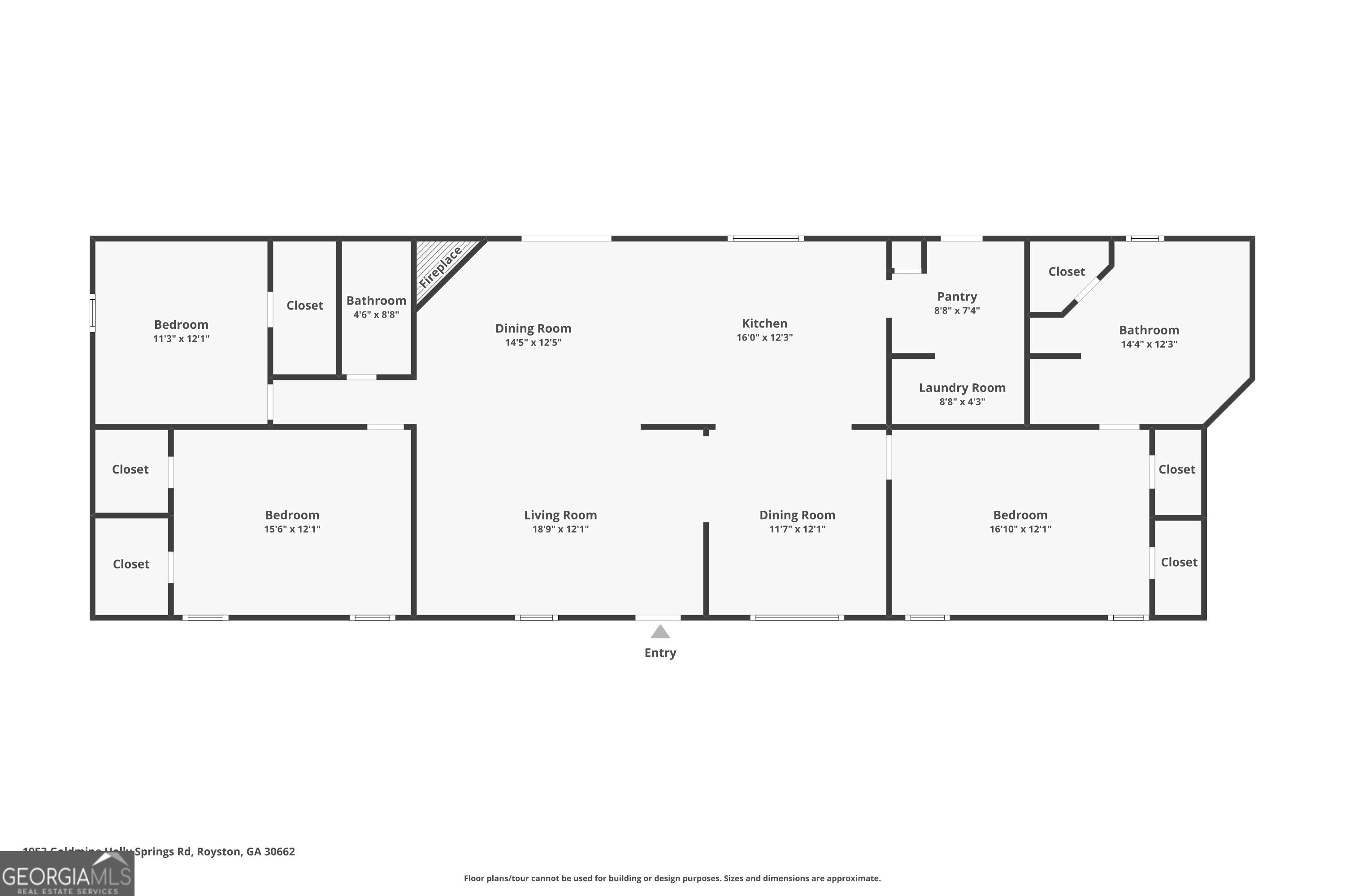 Royston, Georgia 30662, United States, 3 Bedrooms Bedrooms, ,2 BathroomsBathrooms,Residential,Active,112815