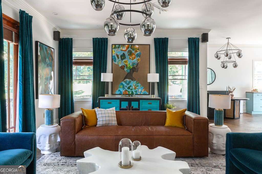 Discover a sophisticated urban lifestyle in this FULLY FURNISHED 4-bedroom, 3-bathroom residence in the heart of Atlanta's coveted Inman Park neighborhood. Designed for comfort, style, and convenience, this home is perfect for both short- and long-term stays and offers a turnkey living experience with high-end finishes throughout. The open-concept layout is ideal for entertaining or relaxing, featuring a family room with a cozy fireplace, a large dining room, and a separate sitting room for quiet moments or reading. A bedroom and full bathroom on the main floor provide additional flexibility for guests or family members, while two dedicated offices make working from home easy and productive. Step outside to a spacious balcony, creating the perfect outdoor retreat to enjoy the neighborhood's charm. The home is outfitted for comfort and convenience with cozy bedrooms, 100% cotton linens, in-unit laundry, fast WiFi, smart TVs, Ring doorbell cameras, and custom-coded keyless entry for security and peace of mind. FLEXIBLE LEASE TERMS are available, with pricing based on a 12-month lease, and options for utilities included can be arranged upon request. Short-term stays are welcome (note: rates and utility charges may vary), and if displaced due to a hurricane or local event, we're here to help. Located just steps from the Atlanta BeltLine, Candler Park, local restaurants, and boutique shops, this pet-friendly home (up to two pets) combines space, style, and convenience in one of Atlanta's most desirable neighborhoods. 201 Hurt St NE, Unit A isn't just a rental-it's a fully furnished, thoughtfully designed retreat ready to welcome you home.