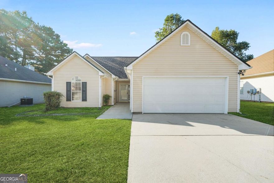 Charming 3-Bedroom Ranch Just Minutes from the Airport!    Welcome to this beautifully maintained 3-bedroom, 2-bathroom ranch located only 15 minutes from Hartsfield-Jackson International Airport! This spacious home offers an inviting open layout perfect for comfortable living and entertaining. The primary suite features a double-vanity bathroom for added convenience, while the two additional bedrooms provide flexibility for family, guests, or a home office.    Enjoy a large backyard ideal for outdoor gatherings and pets. The 2-car garage provides plenty of storage and parking space. Whether you're a first-time homeowner looking for a move-in-ready property or an investor seeking a solid rental opportunity, this home checks all the boxes.    Schedule your showing today and see why this gem won't last long!