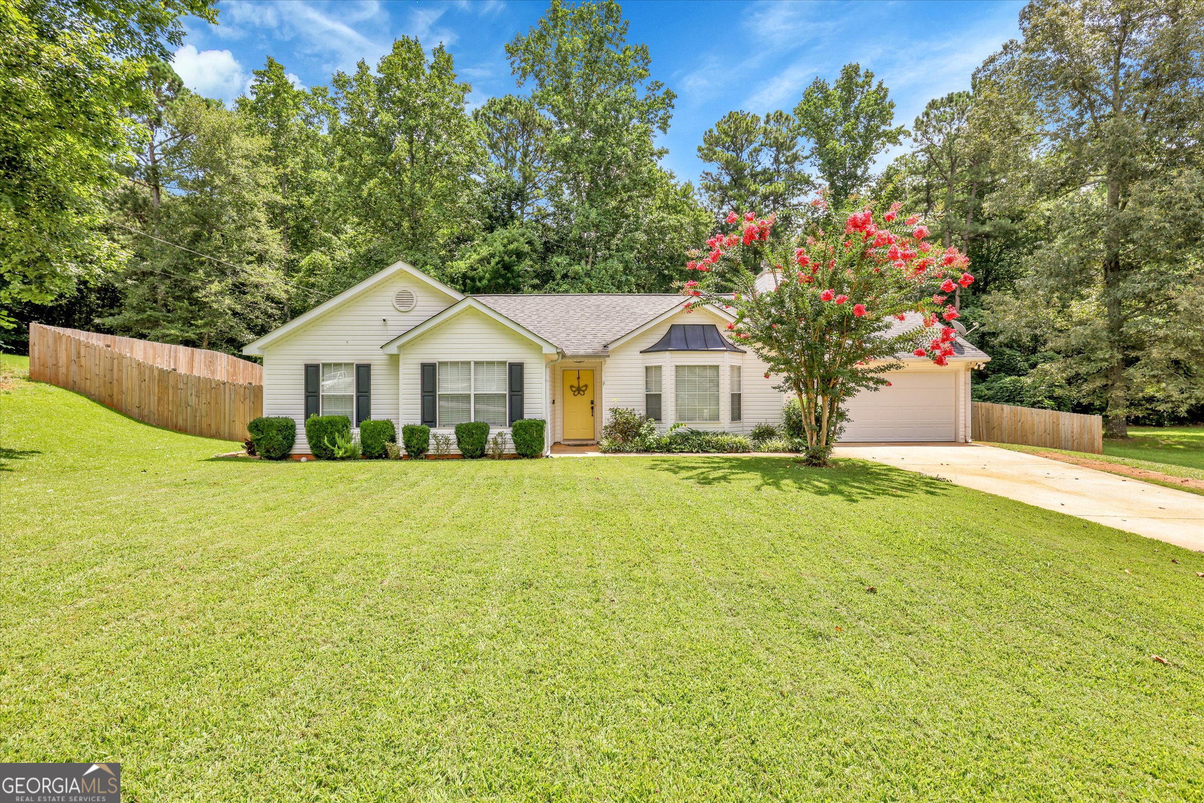 Gorgeous Remodeled Ranch home with tons of upgrades and level, privacy fenced yard! Gourmet kitchen has been updated with quartz countertops, tile backsplash, breakfast bar, stainless steel appliances, breakfast area with vaulted ceiling and built in bench seating & storage. A walk-in pantry & mudroom area with tile floor and built in storage has been added to the floor plan and leads to the garage. Main level features hardwood flooring in living areas, separate dining area, and family room with vaulted ceiling, gas starter & gas log fireplace, ceiling fan, & bay window. Newer interior paint, flooring, & updated light fixtures, ceiling fans, & recessed lighting throughout home. Updated bathrooms with new vanities, tile floors, granite countertops, undermount sinks, fixtures, faucets, & mirrors. Exterior features new covered deck with grill area, office in outbuilding that is climate controlled, & covered RV/ Boat parking in privacy fenced backyard. This ranch home is move in ready and completely upgraded with all the bells & whistles that buyers will love!