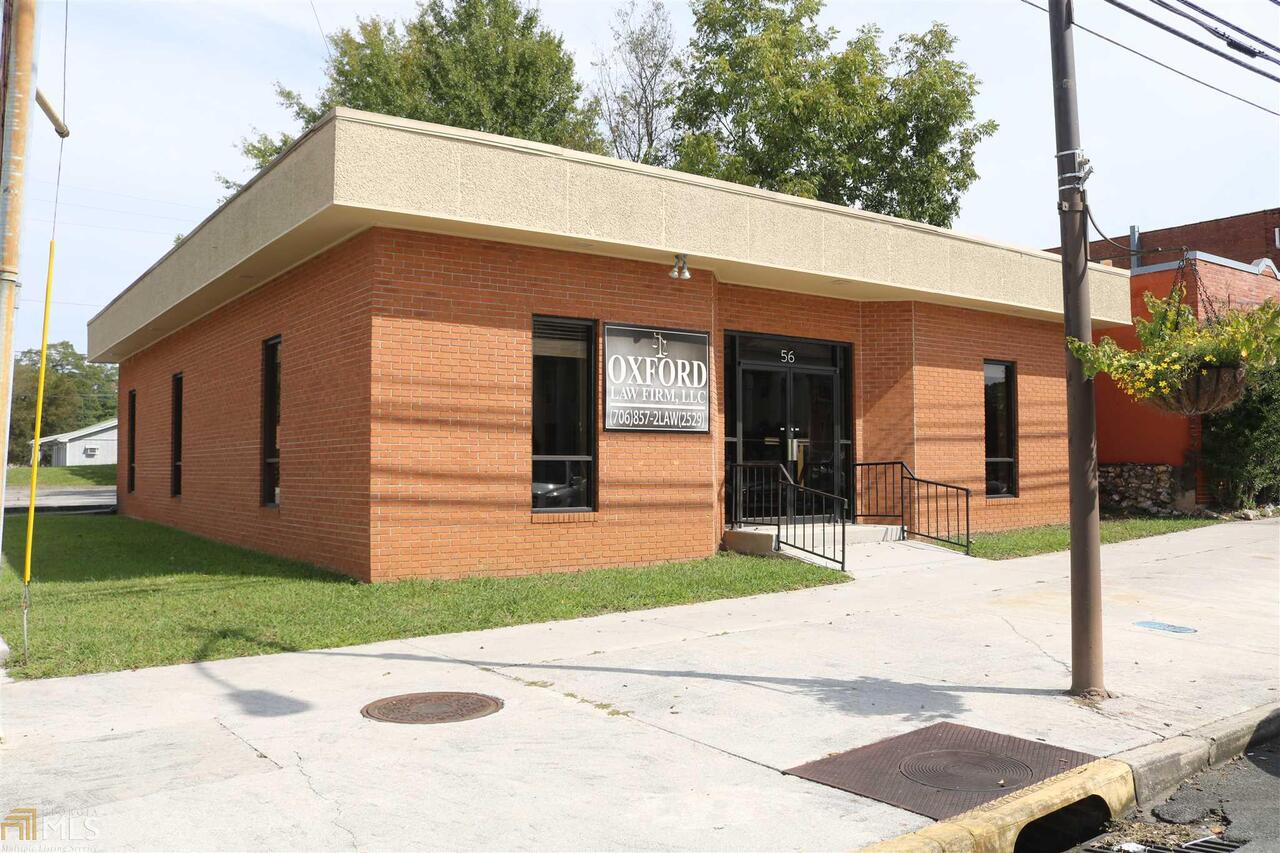 Fantastic investment or owner occupant opportunity on a prime corner lot in Downtown Summerville. This spacious 2000sqft brick building includes store room, two restrooms, multiple private offices and large reception or waiting area. Adjacent parking lot is also included in the transaction.