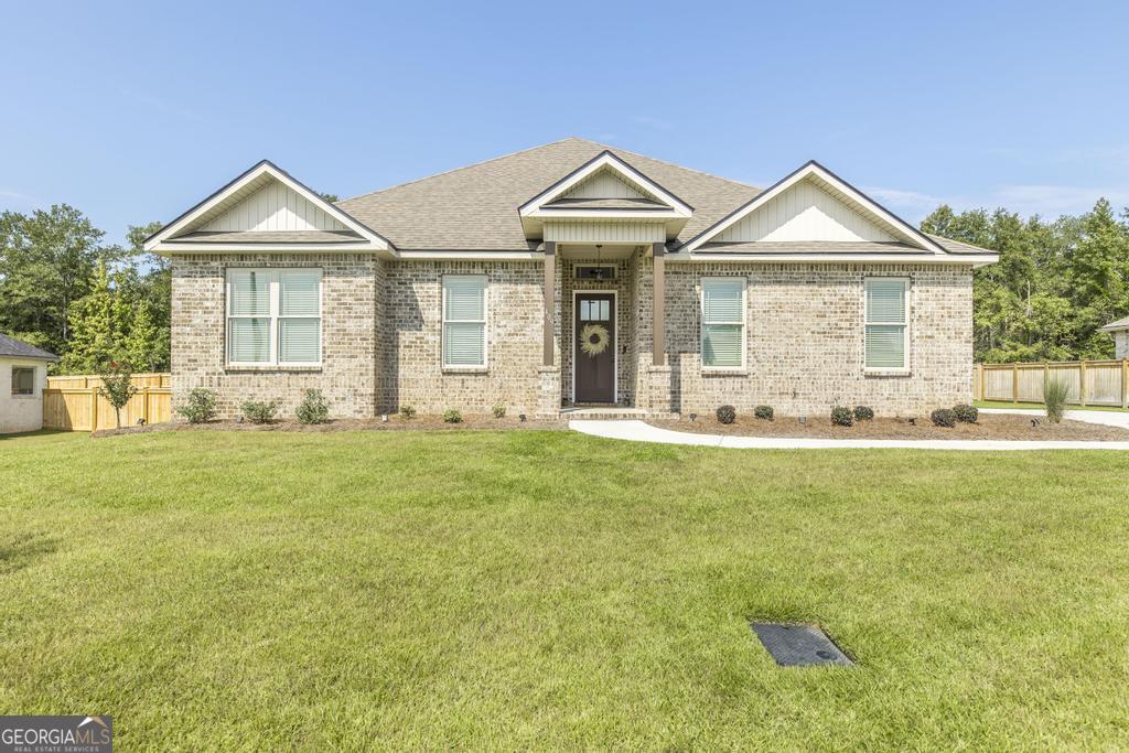 Welcome home to this stunning 4-bedroom, 2.5-bathroom home built in December 2024, located in the desirable Southfield Plantation subdivision of Bonaire, GA. Designed with comfort and style in mind, this home features: Modern open floor plan with no carpet throughout - perfect for low maintenance living. Spacious kitchen with premium finishes, open to dining and living areas for seamless entertaining. Large owner's suite with spa-like bathroom and generous walk-in closet. Screened-in patio overlooking the backyard - ideal for year-round enjoyment. Privacy fence already in place for outdoor living, pets, and gatherings. Three additional bedrooms plus a half bath provide plenty of space for family or guests. Located in one of Bonaire's most sought-after neighborhoods, this home offers convenience to schools, shopping, and Robins AFB while enjoying the charm and community of Southfield Plantation. Don't miss your chance to own a move-in ready home with all the upgrades already included!