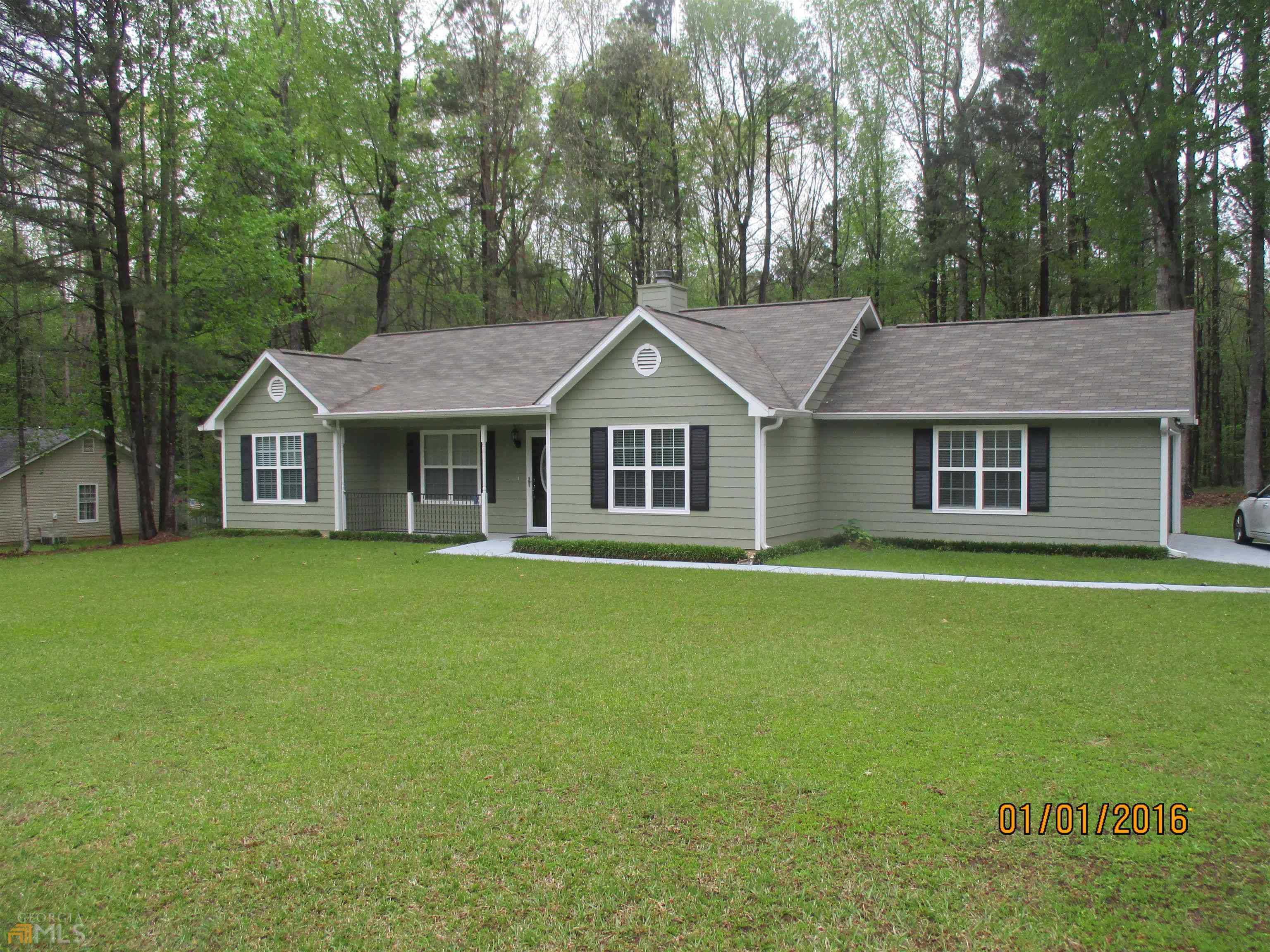 This is a must see! Move in ready. Newer floor covering, roof is only 2 years young. Central air unit is 8 years old. Master bath tiled floors and a nice soaking tub. Older windows were replaced approx. 10 years ago. Nice rock fireplace in living room with natural gas. Stanley steamer cleaned all duct work and installed a clean air system. All new exterior doors. Home has been maintained and in move in ready condition. Conveniently located to schools, shopping, and interstate. Split bedroom plan for privacy. Nice sized storage building located in backyard Perfect for lawn equipment. Home is located near the Cul de sac.