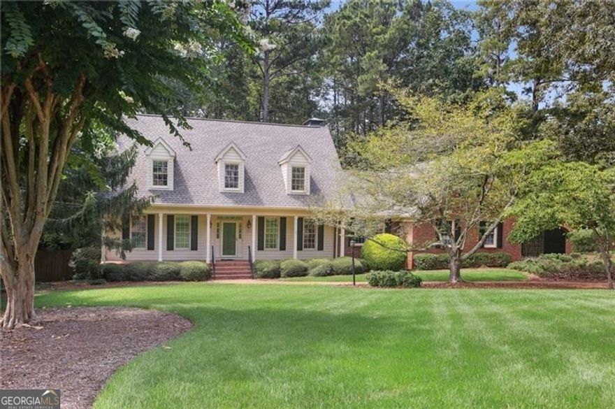 A-DOR-A-BLE original owner custom home in Oakton on North Saint Marys Lane!!  Gorgeous +/- 1 acre landscaped level yard that is wooded in the back.  Tall ceilings on the main level, with beautiful real wood hardwoods throughout.  Large kitchen with island, laundry room, formal living room plus a large den.  3 Bedrooms up (including a second primary suite) and a huge attic perfect for storage or expanding into.  Full unfinished basement with 2 different garage bays down there.  A shop, storage, flex space.... all the perfect space to finish, reno, or a Car Guy/Gal's dream!  The home features a 2 car garage on the main level, and then the driveway continues around to the back terrace level where there are two additional garage bays.  2 YEAR OLD ROOD, 3 YEAR OLD HVAC, HARDWOODS WERE REFINISHED IN 2021.  This is one of the most desirable streets in the City of Marietta featuring a close-knit community of custom homes, right up against Kennesaw Mtn National Park.