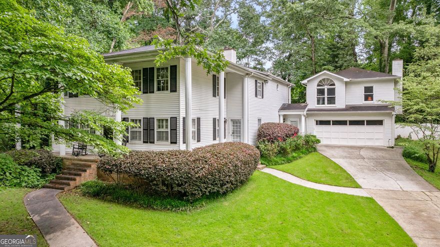 Stately 4BR/3.5BA Home with Pool, Bonus Room & Prime Location  This elegant 4-bedroom, 3.5-bath home is ideally situated at the end of a quiet street, offering privacy, space, and timeless appeal. The light-filled interior features a spacious primary suite with a luxurious en-suite bath and private access to a wrap-around balcony-perfect for morning coffee or evening relaxation.  The main level includes a formal dining room, a home office or study, and an open-concept kitchen that flows into the family room, ideal for entertaining. Two fireplaces-including a striking double-sided design-add warmth and character throughout.  Outdoor amenities include a private backyard with a sparkling pool, green space for recreation, and a covered breezeway leading to a large detached garage. Above the garage, a large bonus room with its own covered porch offers versatile space for a game room, guest suite, or studio.  Located just minutes from the Mall of Georgia, Coolray Field, and Topgolf-and less than 30 minutes from Lake Lanier beaches and boat ramps-this home offers the perfect balance of luxury, functionality, and convenience.  Generously sized bedrooms, thoughtful architectural details, and classic finishes make this home move-in ready. Schedule your showing today-this exceptional property won't last long.