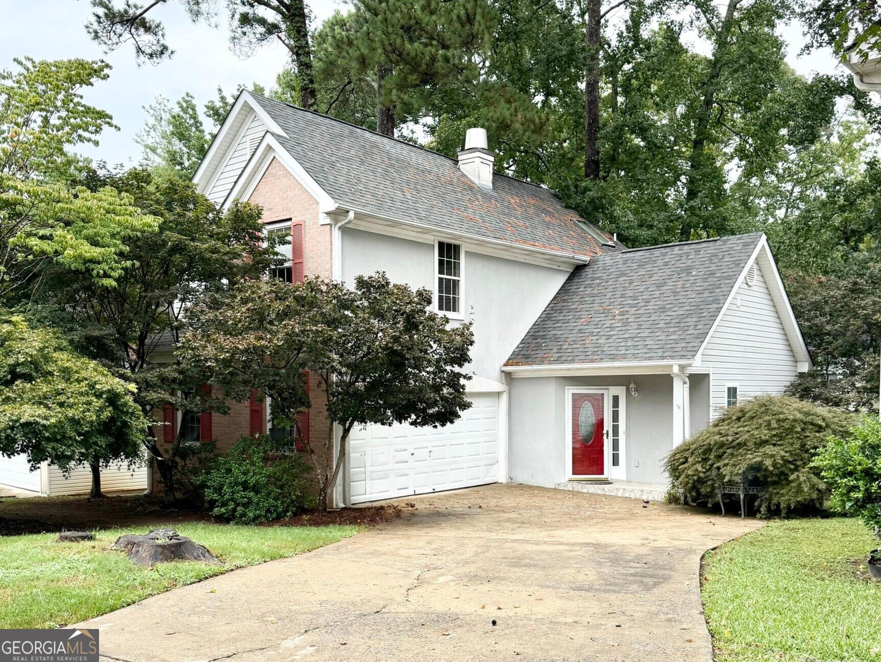 Welcome home! This beautifully updated 3-bedroom, 2.5-bath home offers 1,465 square feet of comfortable living in the heart of the well-sought-after Peachtree City. This well-maintained property blends charm, functionality, and thoughtful upgrades throughout, making it truly move-in ready. Step inside to discover a bright and open layout featuring a stunning new marble fireplace as the centerpiece of the living room. The kitchen is equipped with a stainless steel refrigerator, a gas stove, and ample cabinet space, making it ideal for everyday living and entertaining. Upstairs, you'll find three spacious bedrooms, including a primary suite with a private bath and HUGE walk-in closet! Additional highlights include a beautifully tiled front entrance and back patio, perfect for outdoor relaxation or weekend gatherings. Outside, you will also find exceptional landscaping featuring thousands of dollars' worth of Japanese maples. Enjoy the convenience of a freshly painted garage with a brand-new epoxy floor - clean, durable, and ready for storage or hobbies. Located in a golf cart-friendly community close to award-winning schools, scenic paths, shopping, and dining. This home is a fantastic opportunity to enjoy all that Peachtree City has to offer. Don't miss your chance to tour this gem! **OPEN HOUSE 8/30/2025 11AM-2PM**