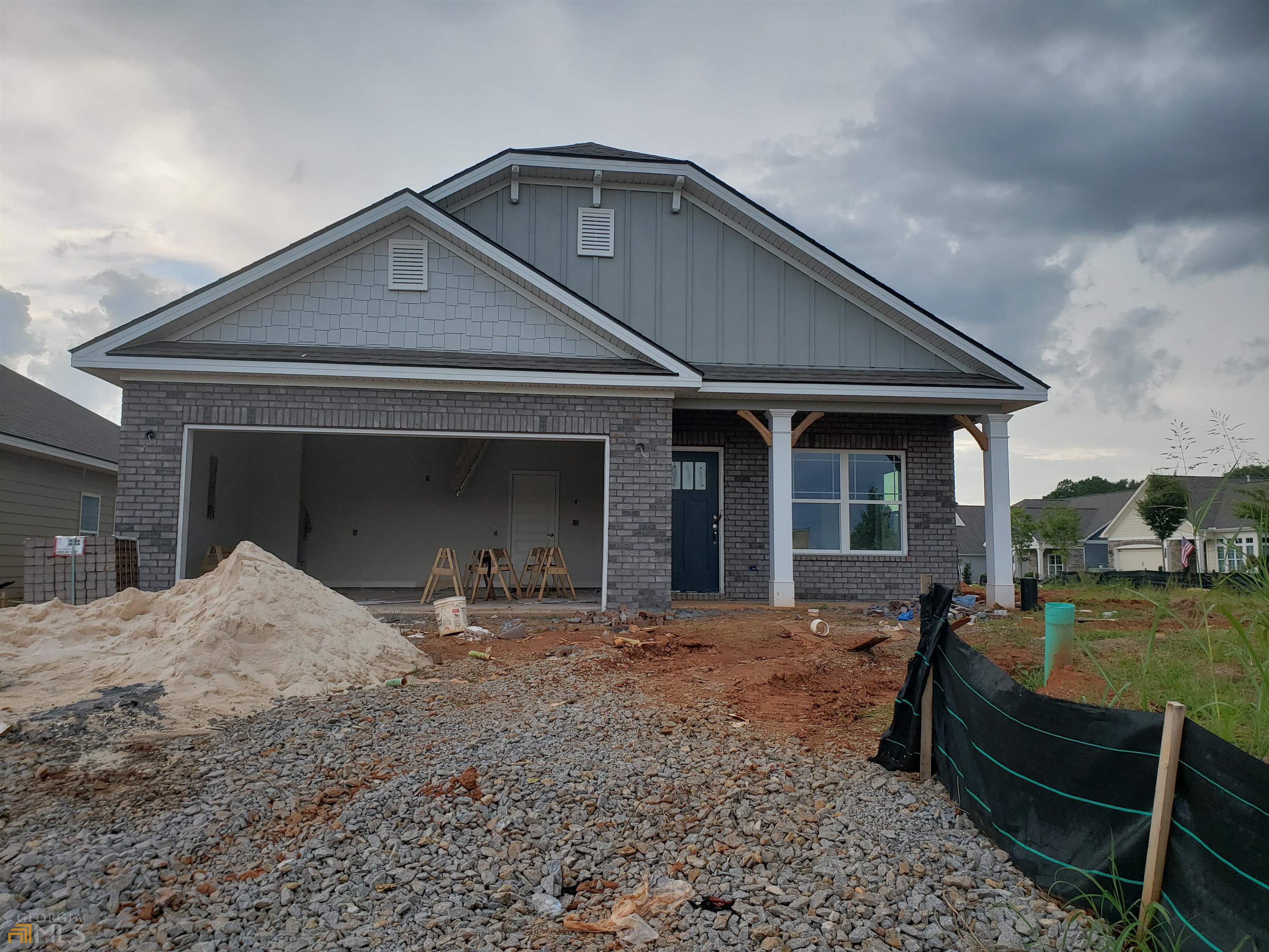 New Construction in Carrollton. This Home Features Front Porch Entry - 3 bedrooms, 2 Baths. Family Room w/FRPL. Kitchen w/Granite Tops, Subway Tile Backsplash, Stainless Appliances. Master Bedrooom has Separate Tub & Shower, Double Vanity with Quartz Tops. Spacious Secondary Bedrooms and a Covered Rear Patio, Tile Laundry. 2 Car Garage w/Opener. Perfect home for someone wishing to downsize. Windmill Park Features a Clubhouse, Pickle & Bocce Ball Courts, Sidewalks, HOA Inclueds Lawn care. Can't Beat the Location Near Shopping & Restaurants, Tanner Medical & Downtown Square. New plans are currently under construction.