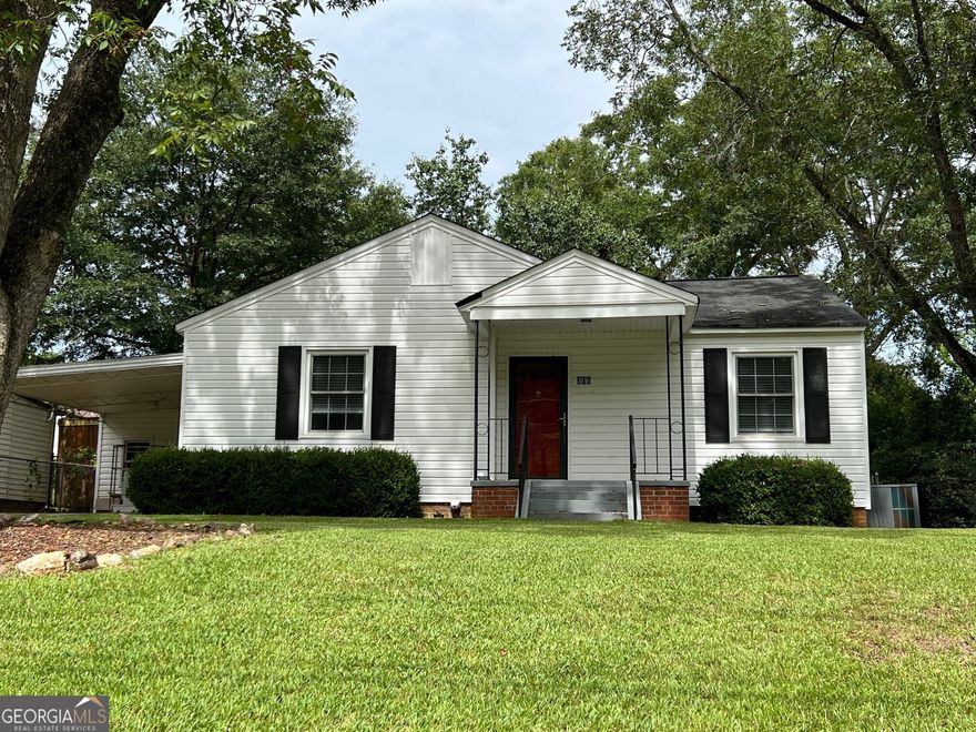 Tucked away on the outskirts of town, this cute little two bedroom one bath bungalow is waiting on its new owner. Remodeled in 2023,this home features hardwood floors, tile in the bathroom ,and much more. The cozy kitchen features a dining area and breakfast bar. Step outside to the large deck and fenced in back yard. You don`t want to miss out on this one! Currently tenant occupied.