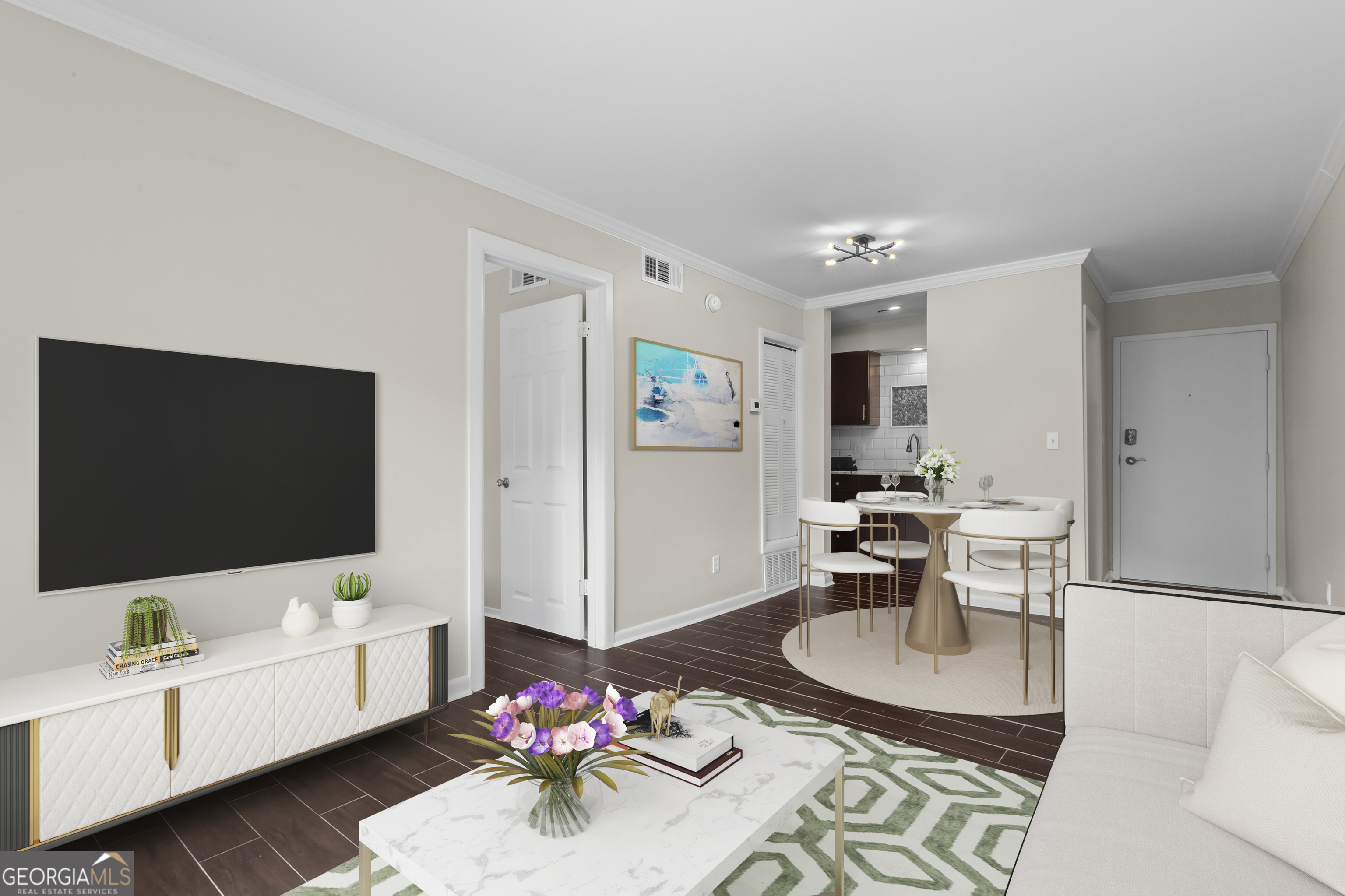 Whether you're looking to stop renting and start owning/building equity, simplify your lifestyle, or invest for potential rental income, this value-packed home offers flexibility in a prime location. This updated 1BD/1BA condo (528 sq ft) features an open-concept layout that seamlessly connects the living, dining, and kitchen spaces for easy everyday living. Step outside to your private walkout terrace-perfect for morning coffee or unwinding after a long day. A brand-new HVAC system and windows adds peace of mind, and the HOA includes water, trash, gas, roof, and exterior maintenance-leaving only electric, cable, and optional pest control to you. With ample parking and quick access to I-85, getting around Atlanta is effortless!
