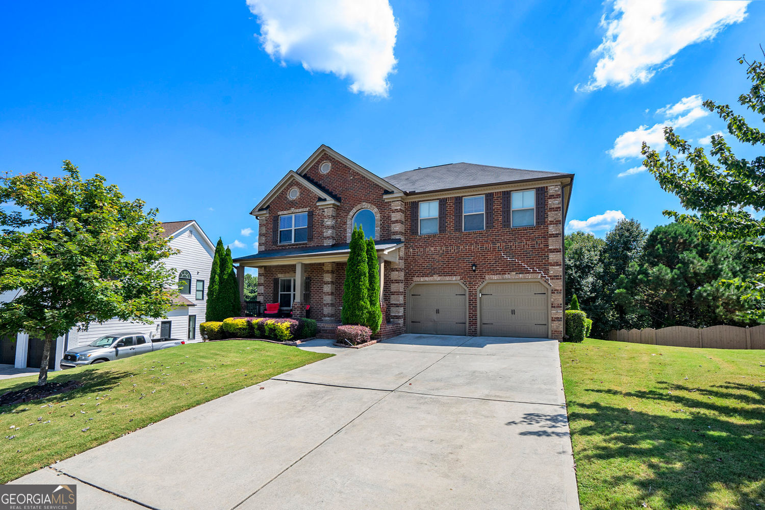 Welcome to this beautifully designed home that blends elegance with everyday comfort. Located in the sought-after Laurel Mist subdivision. This beautiful 4-bedroom, 4-bath home offers a spacious and versatile layout, complete with a finished basement and an additional unfinished storage room, providing plenty of space for both living and organization. Wrapping around the home you will notice an elegant kitchen that flows seamlessly into the living room highlighted by a gas log fireplace. A 2-car garage adds convenience, while the property boasts the most expansive and longest driveway in the roundabout, offering ample parking for family and guests. The primary suite is a true highlight, featuring a luxurious master bath with a relaxing layout and a his-and-hers vanity, making it a perfect retreat at the end of the day. Located just minutes from Scenic Highway, you'll enjoy quick access to an array of shopping, dining, and entertainment options, all while being tucked into a peaceful neighborhood setting. Come and schedule a tour of your future home.