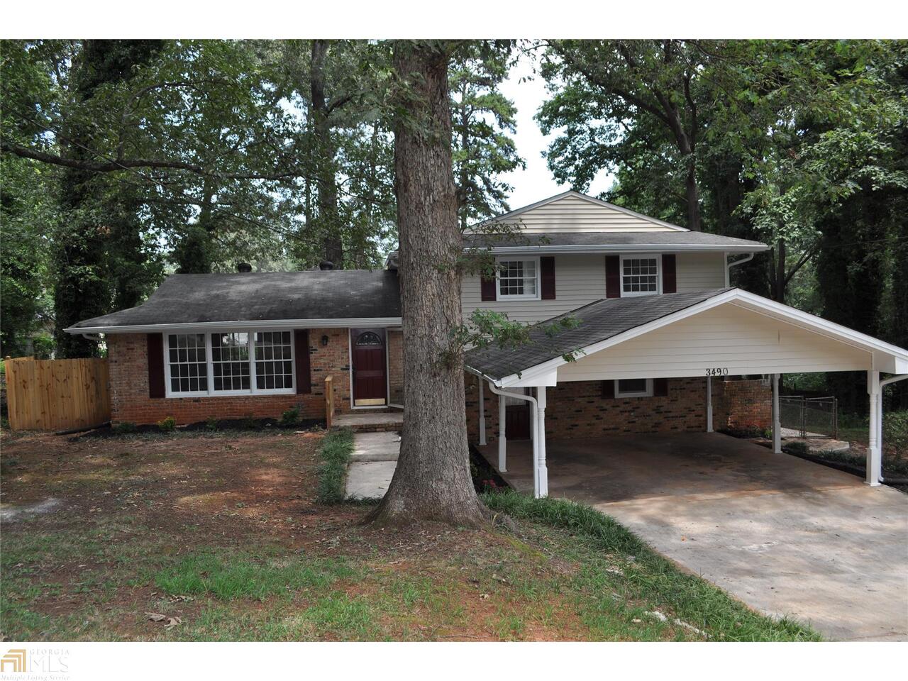 Wonderfully remodeled home with great outdoor entertaining space. Spacious open floor plan with all new kitchen. New cabinets, granite, back splash, & stainless appliances. Hardwoods have been refinished. The bathrooms now offer beautiful custom tile shower surrounds, new vanities, new floors, & new fixtures. HVAC, electrical, & plumbing have all been updated. Dining area leads to huge sunroom which flows onto the large patio in the backyard. Great for entertaining guests. All this & a two car carport!