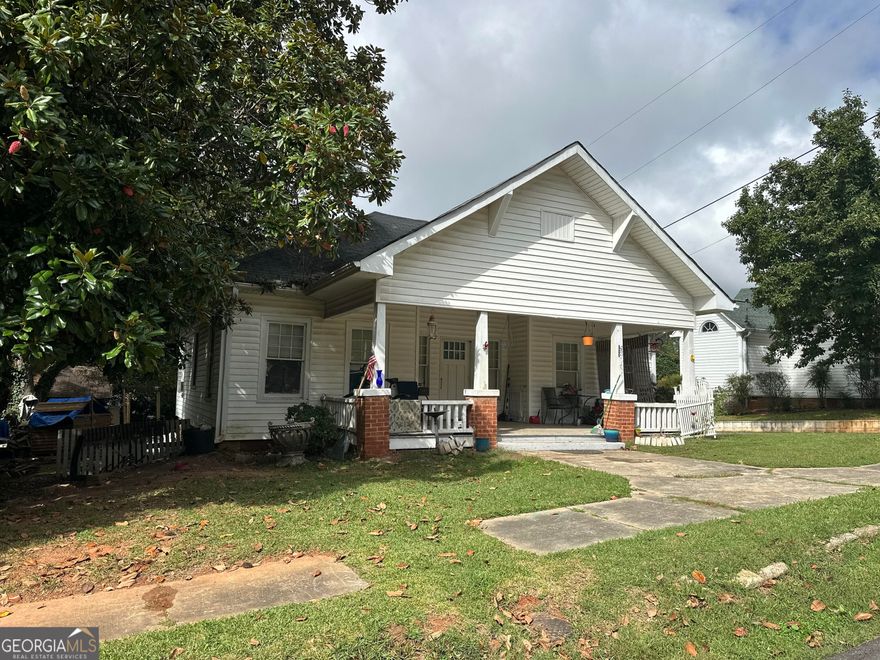 Renters HAVE MOVED out - easy to show, please schedule an appointment.  Downtown Toccoa Bungalow - Sold As-Is!    Great opportunity to own a classic two-bedroom, one-bath home in the heart of Toccoa. This older bungalow is full of potential and ready for renovation. Liveable, tenants just moved out.   Priced to sell quickly - limited-time offer! Shown by appointment only. Perfect for investors or those looking for a project in a prime location.