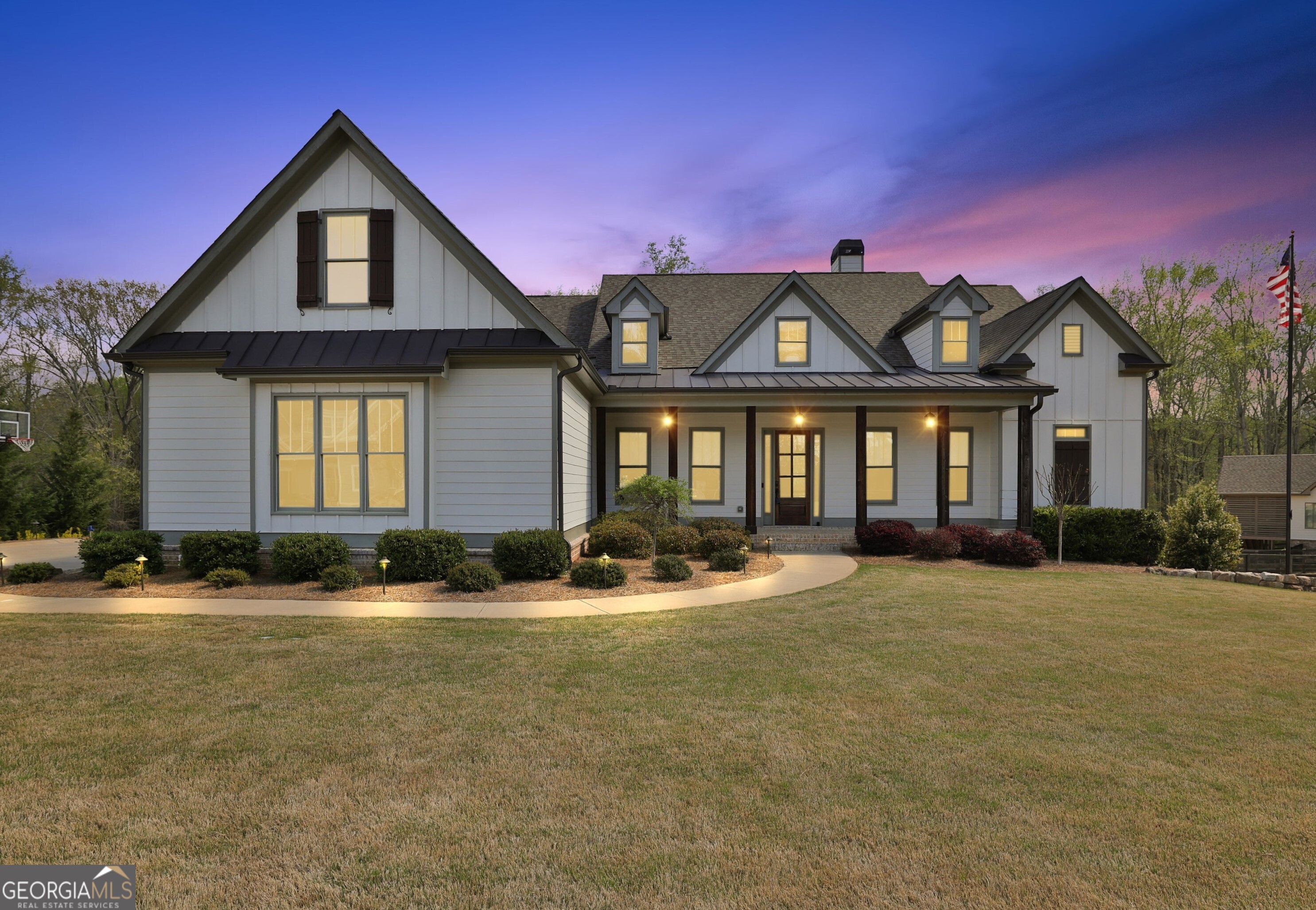 Welcome to your dream home in the Creekview Falls subdivision! Settled within the small community, this expansive ranch crafted by Prestige Construction presents an exclusive chance for refined living in a modern, updated, and impeccably maintained residence. Step into the inviting family room featuring a cozy fireplace, seamlessly connected to the kitchen with an island and breakfast room perfect for gatherings and entertaining. The enormous main level primary suite awaits, accompanied by three additional bedrooms, each boasting private baths. Included is a complete home security system, while custom automated window blinds add both convenience and style. Relax on the vaulted covered rear porch with an outdoor fireplace or take a dip in the custom saltwater pool with a hot tub, all controlled by Pentair smart pool equipment. The property also features a 19-zone irrigation system, fully fenced rear yard, secondary driveway, 3-car side-entry garage, and a full unfinished basement. Don't miss this opportunity, schedule your viewing today before it's gone!