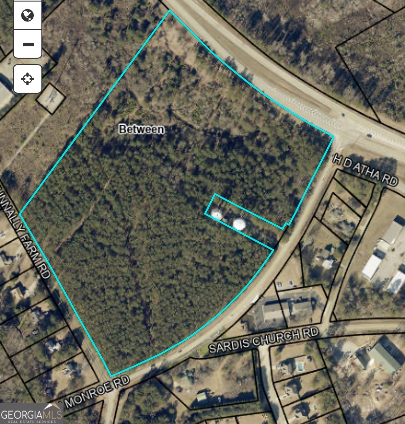 PROPERTY IS IN GREAT LOCATION, CURRENTLY ZONED FOR 14 BUILDING LOTS BY CITY OF BETWEEN AND 14 ACRES ZONED B-12. ROAD FRONTAGE ON HWY 78, YOUTH MONROE, AND NUNNALLY FARM. RED LIGHT COMING SOON.