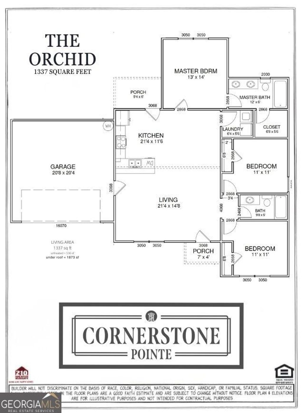 Photo of 210 Cornerstone Drive #LOT 48, Statesboro, GA 30458 (MLS # 10725105)