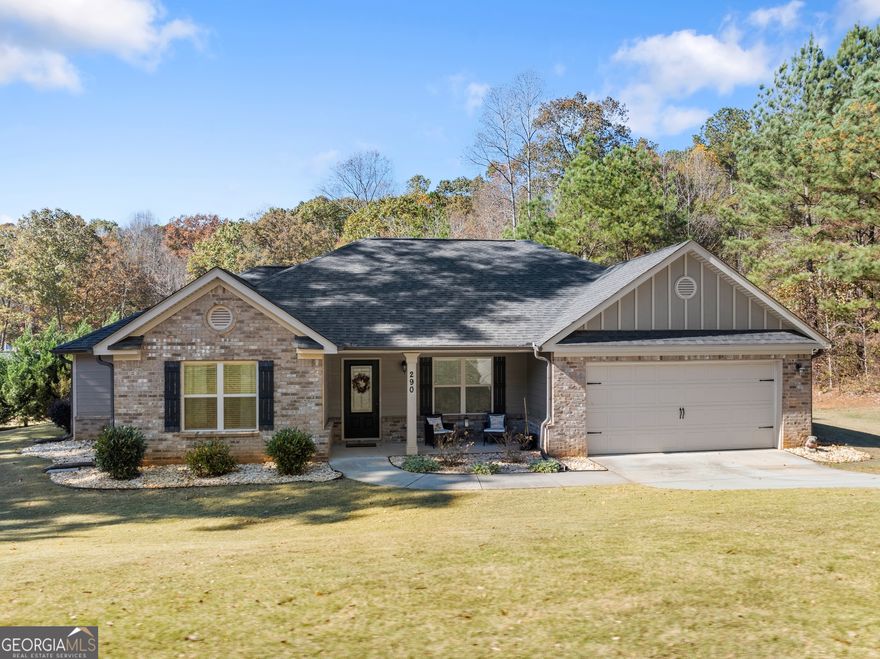Charming 4-Bed, 3-Bath Ranch on a Premium Corner Lot - Minutes from I-85!    Welcome home to this beautifully maintained one-owner ranch nestled on a private 0.7-acre corner lot. Perfectly located just 3 minutes from I-85, this property offers the ideal blend of quiet country living with easy access to shopping, dining, and commuting routes.    Step inside to find fresh paint throughout and an inviting open layout that's perfect for both everyday living and entertaining. The spacious kitchen boasts an enormous walk-in pantry, providing storage and organization that's second to none. The home's thoughtful design includes double water heaters, ensuring plenty of hot water for the whole family.    Enjoy the outdoors in your fenced backyard, ideal for pets, play, or peaceful evenings under the stars. With no HOA, you'll appreciate the freedom to truly make this property your own.    This home has been lovingly cared for and meticulously maintained, offering peace of mind and comfort from the moment you move in.    Don't miss your chance to own this exceptional ranch that combines comfort, convenience, and charm in one perfect package