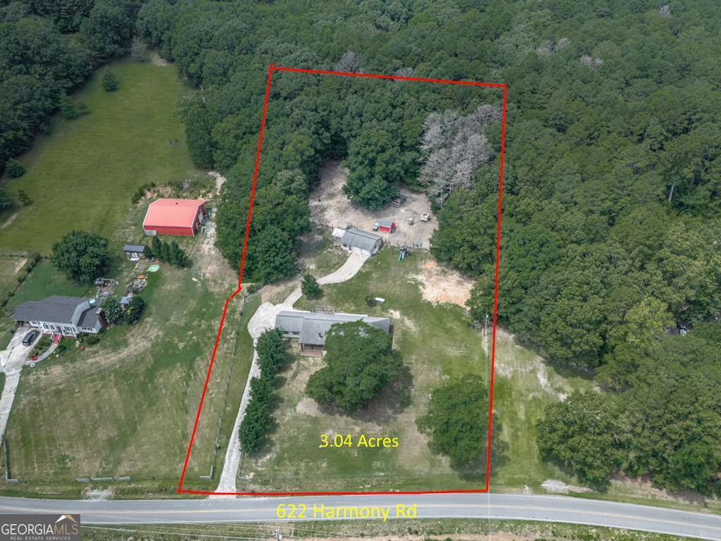2.75% ASSUMABLE VA LOAN* RANCH + ACREAGE! Ready for some country living? Spacious Ranch home offering 4 Bedrooms and 3 bathrooms situated on 3.4 private acres and room for your RV! The property features a detached two-car garage + workshop with power and water, three chicken coops, and a rain collection system for watering and plenty of room to expand your backyard farm or garden oasis. This home features 2 Primary suites, one of which was converted from a sunroom and could easily be converted back to a sunroom. Primary bath offers a separate tiled, step-less shower, oversized jetted tub, double vanity with tons of storage, and an oversized walk-in closet! Enjoy entertaining or relaxing on your front porch or grilling out on your private back deck! Located just a short drive from Rome and convenient to local schools, shopping, and dining, this is the perfect opportunity to own your own piece of countryside without sacrificing modern-day conveniences. Don't miss your chance to make this unique property your own-hurry and schedule a private showing today!